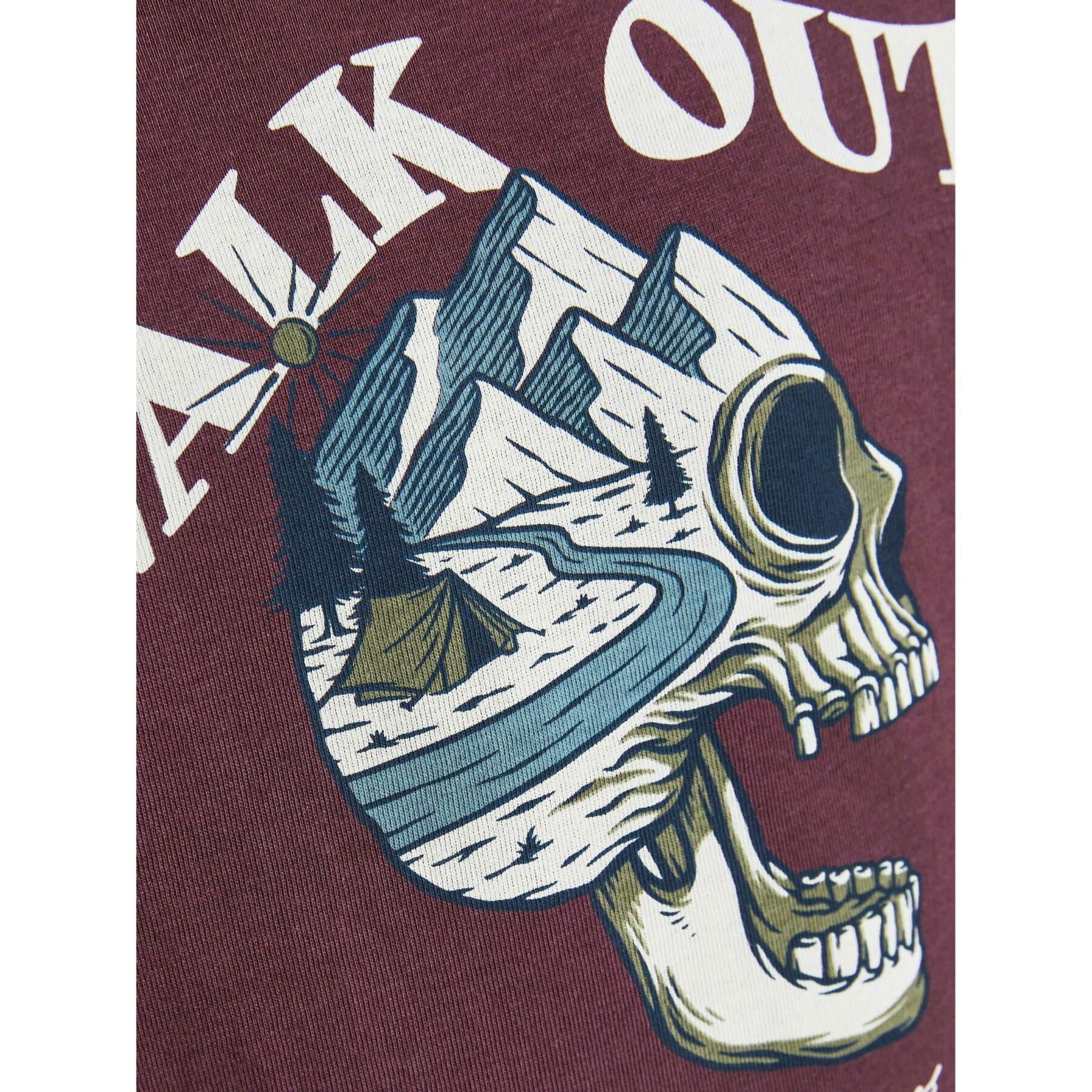 T-shirt per bambini Jack & Jones Skull