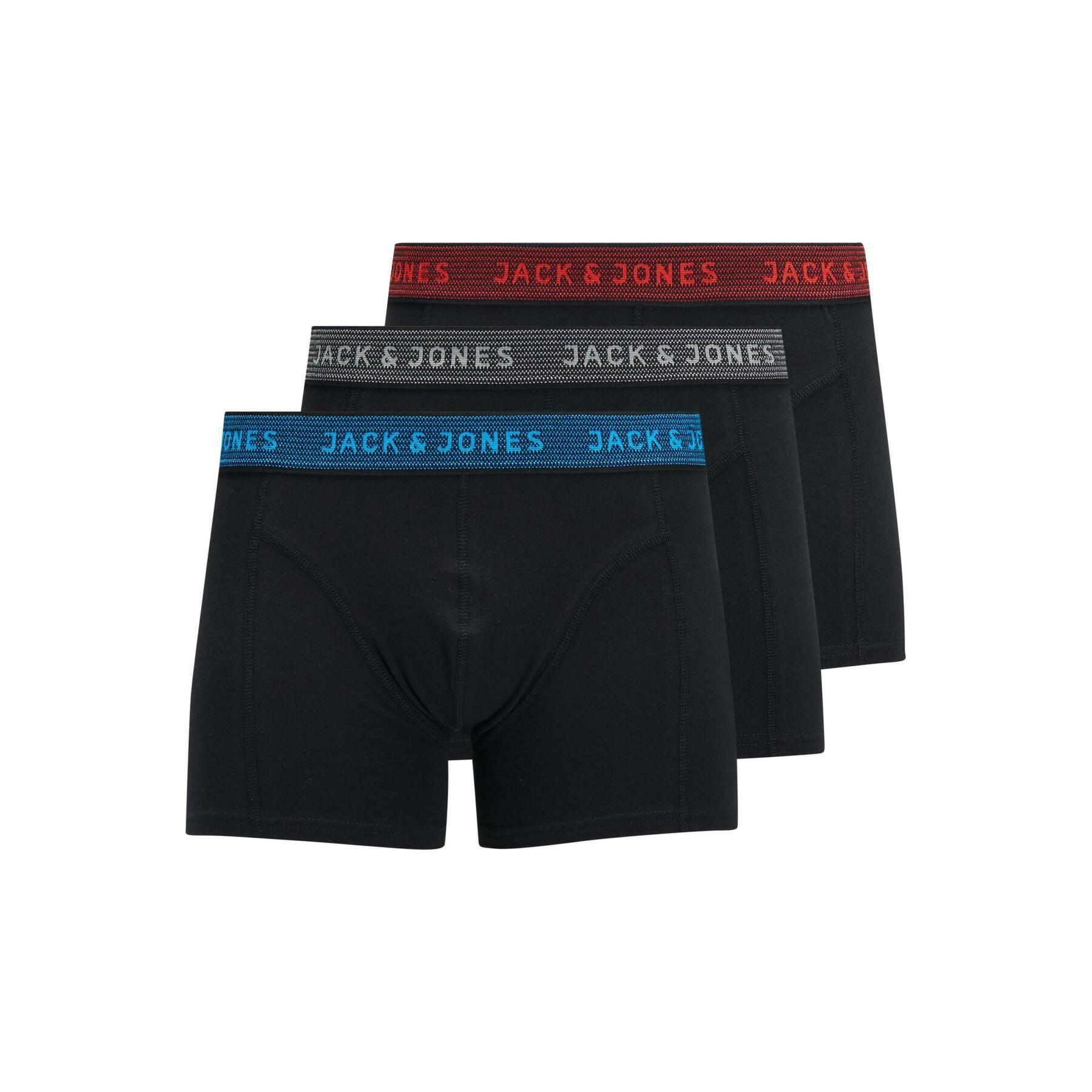 Set di 3 boxer per bambini Jack & Jones waistband