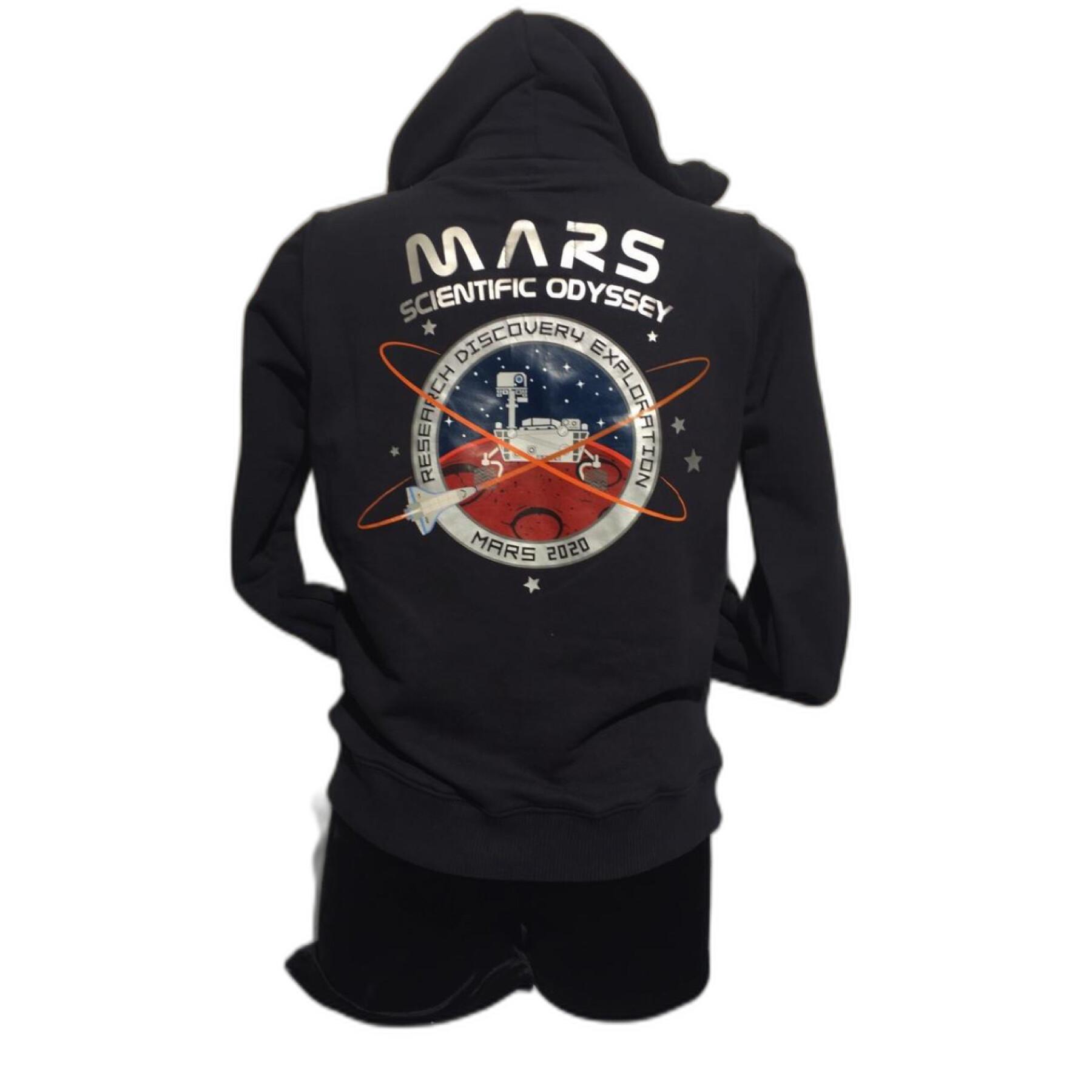 Felpa con cappuccio per bambini Alpha Industries Mission To Mars