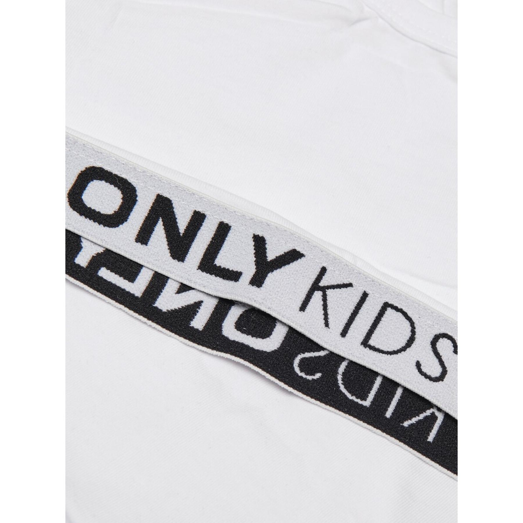 Set di 2 t-shirt per ragazze Only kids Love life sport