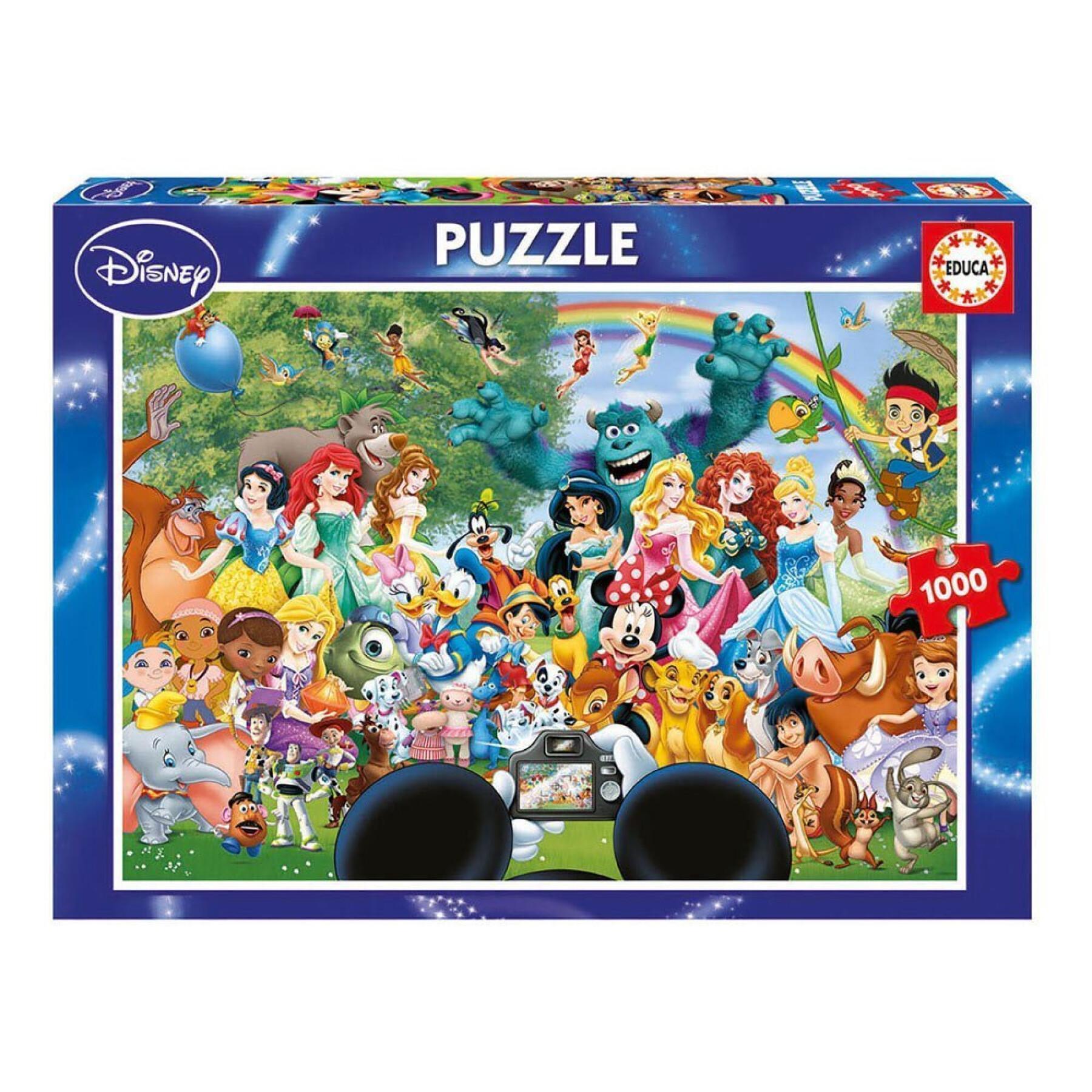 Puzzle da 1000 pezzi Disney Mundo