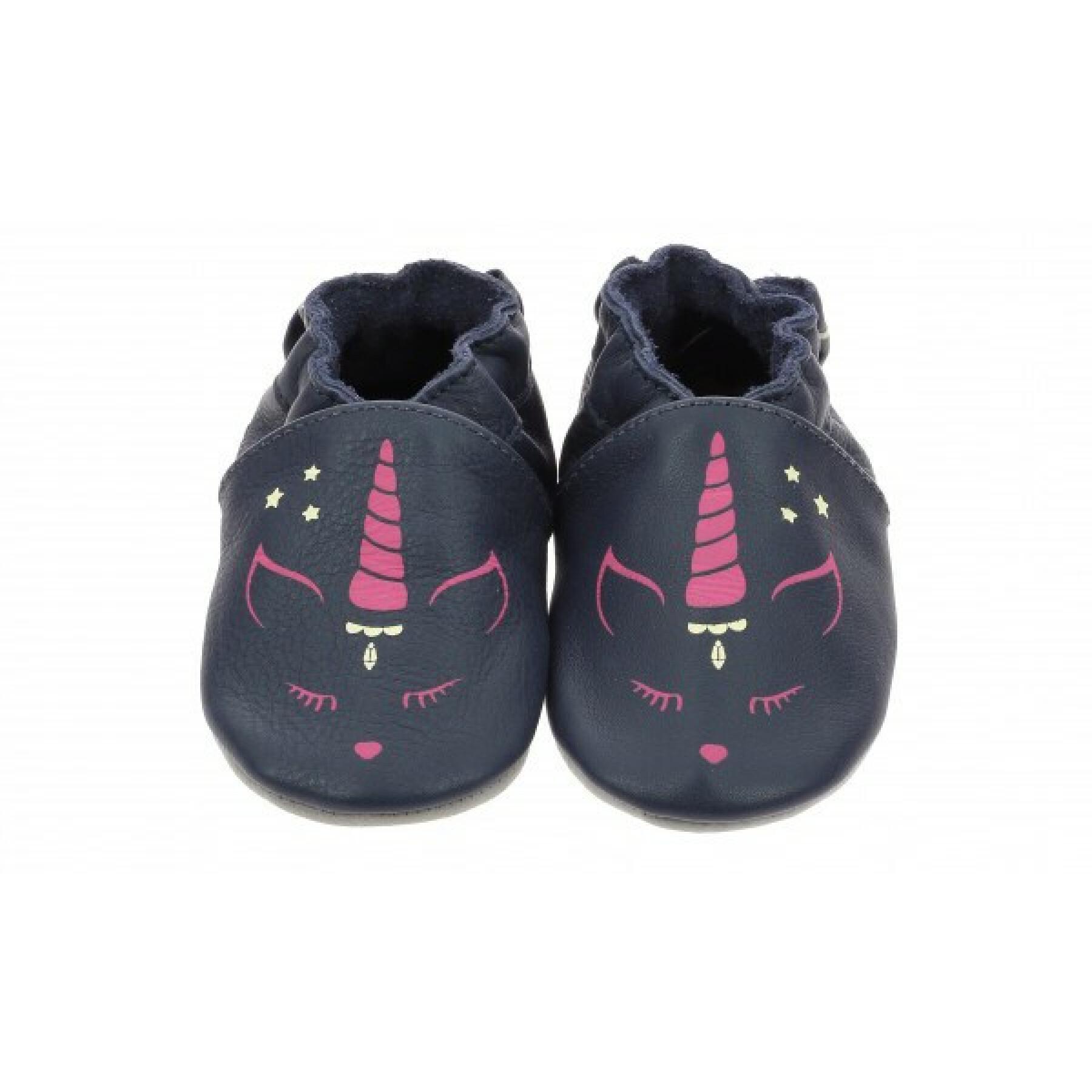 Pantofole per bambini Robeez glow unicorn