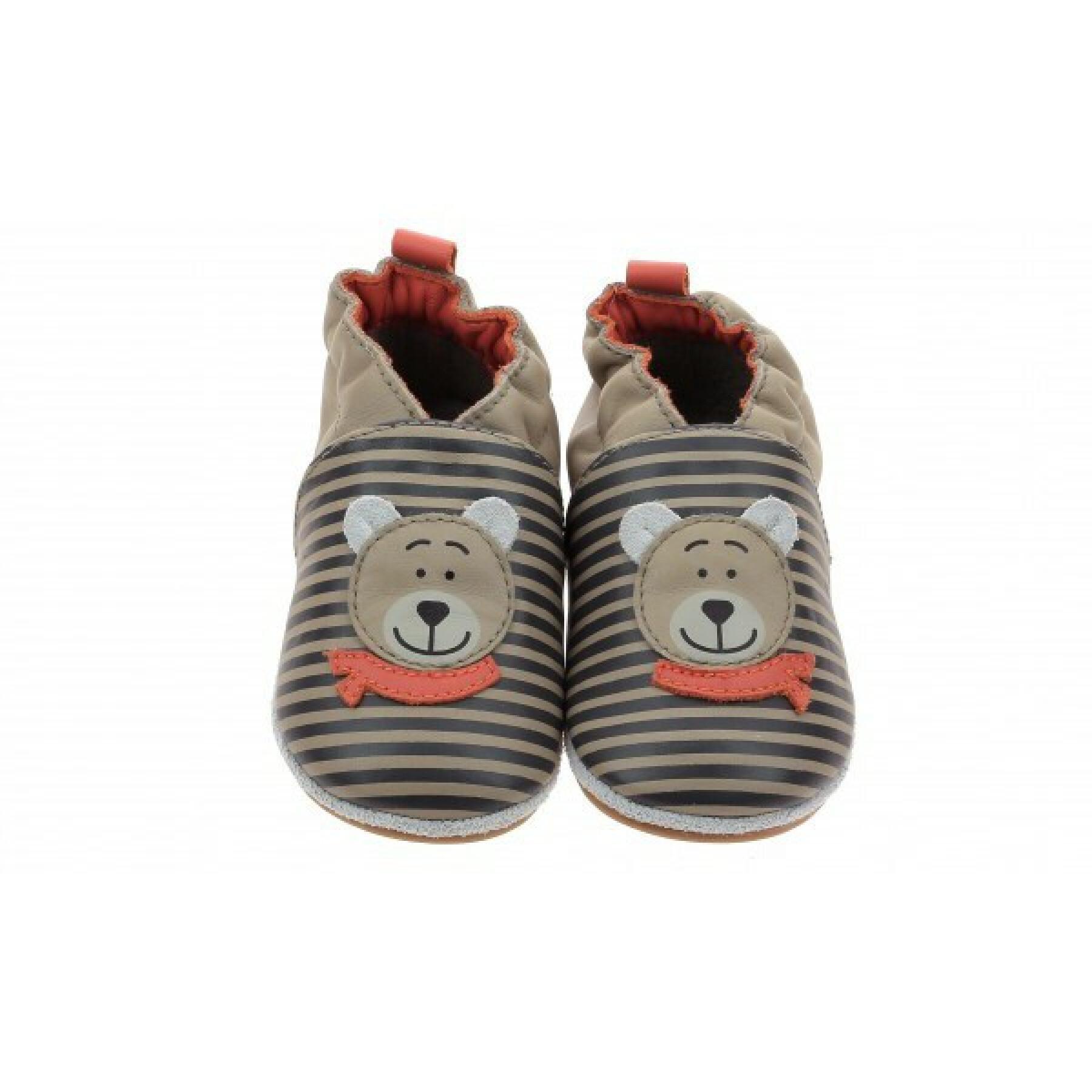 Pantofole per bambini Robeez breton bear