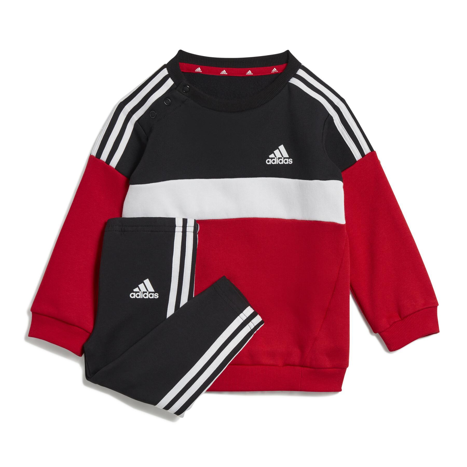 Imposta legging et sweatshirt bébé adidas Tiberio 3-Stripes Colorblock