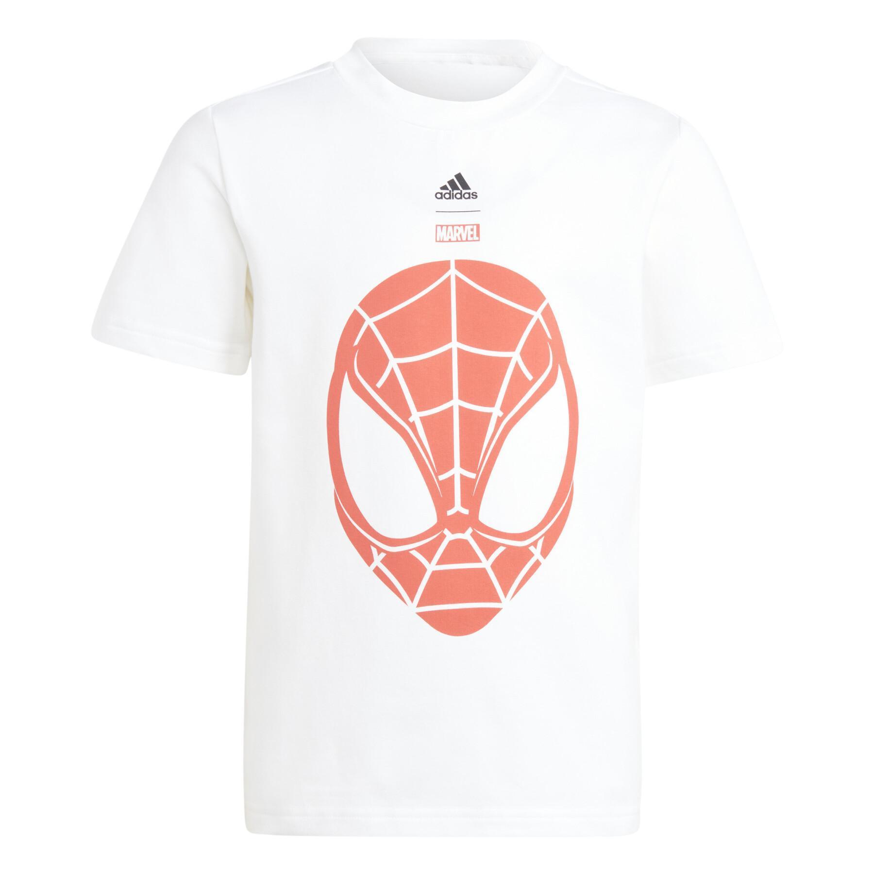 Set di maglietta e pantaloncini da bambino adidas X Marvel Spider-Man