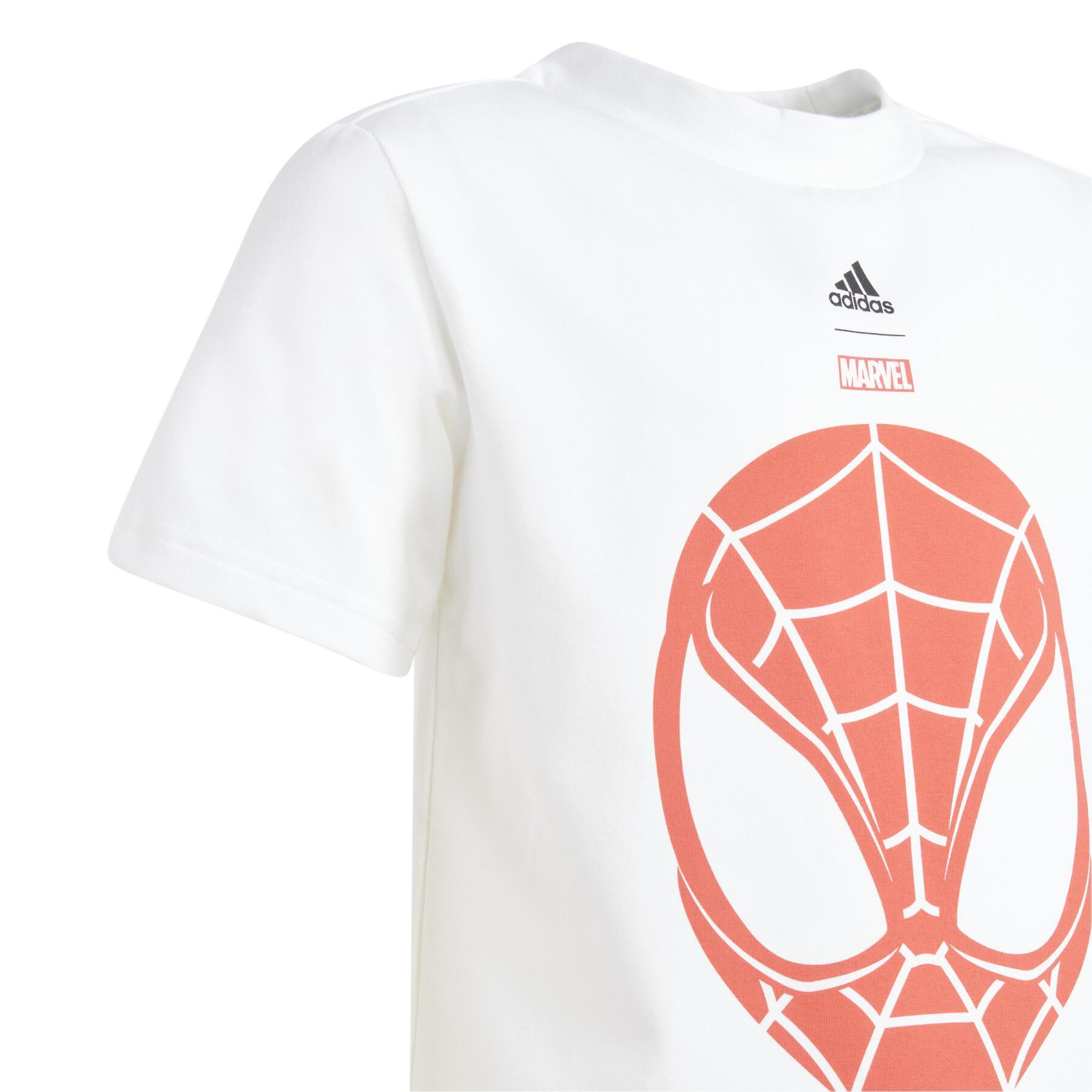 Set di maglietta e pantaloncini per bambini adidas X Marvel Spider-Man