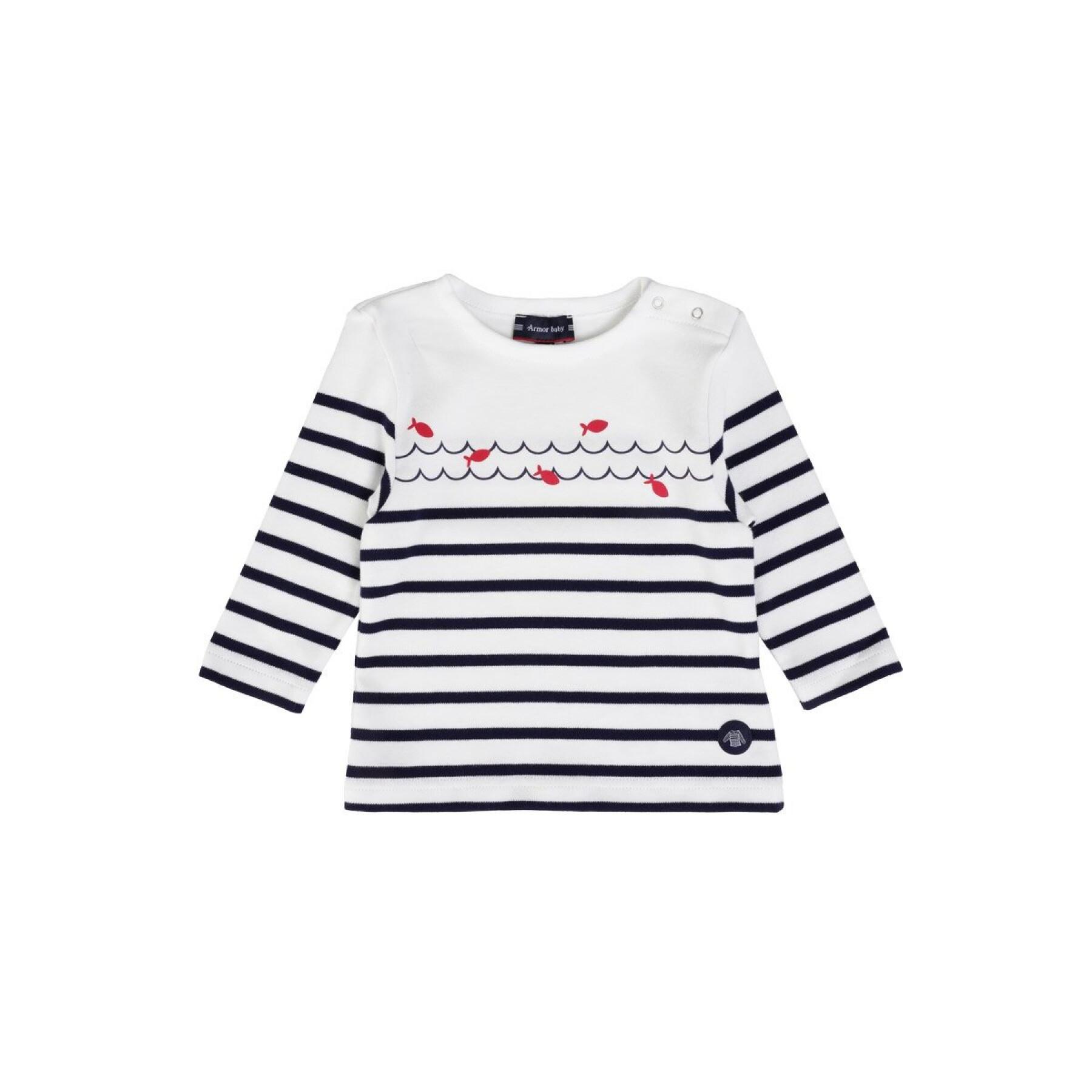 Maglietta da marinaio a maniche lunghe per bambini Armor-Lux