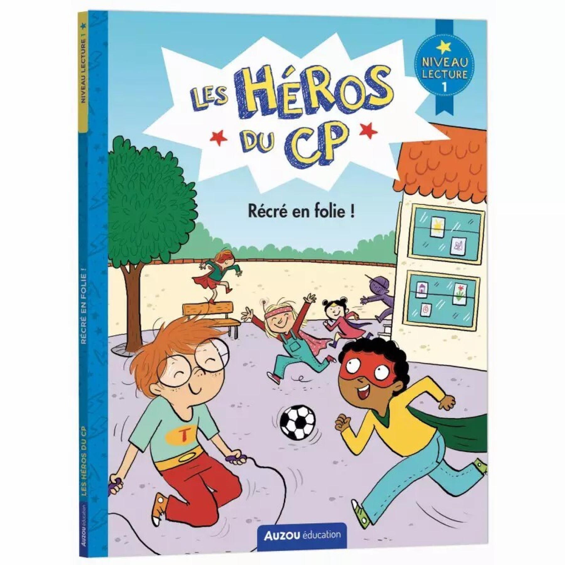 Libro per eroi per bambini livello 1 récré en folie Auzou