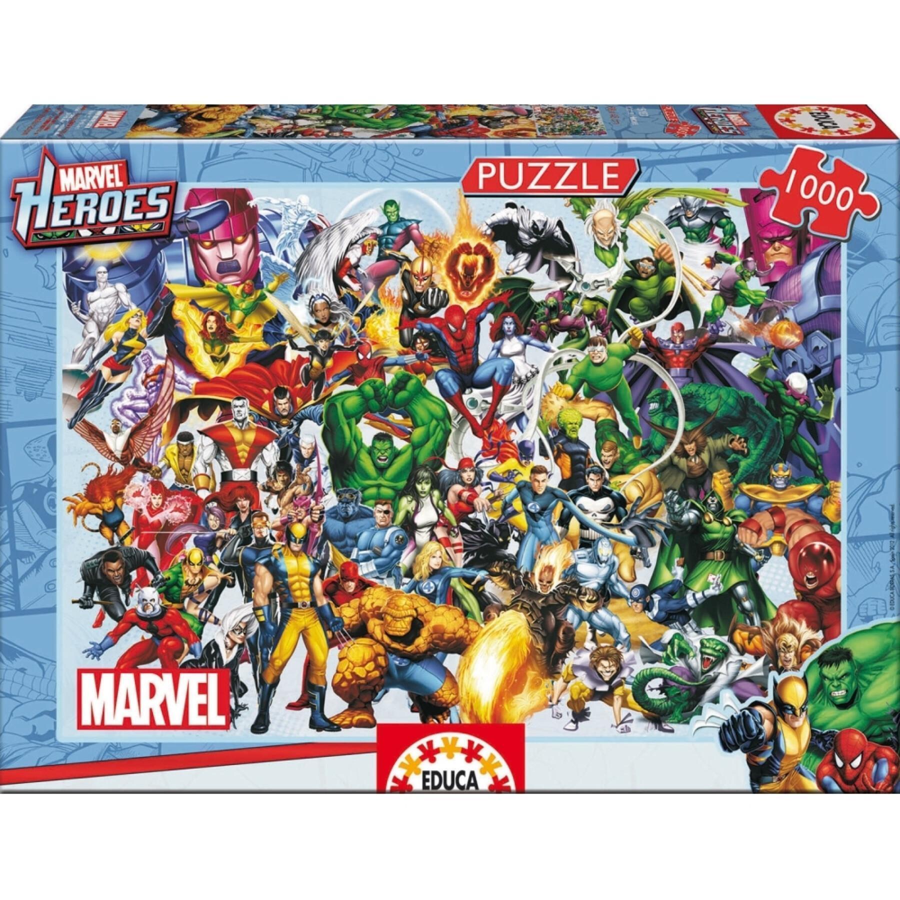Puzzle da 1000 pezzi Avengers Marvel Heroes