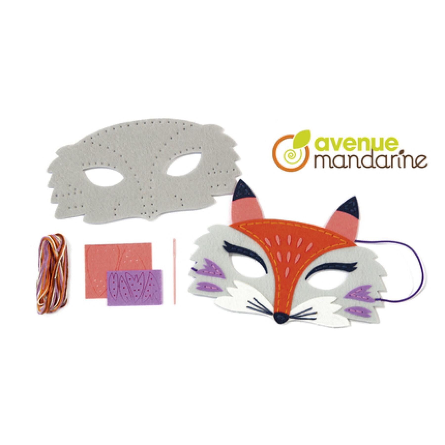Maschera creativa per il cucito in scatola Avenue Mandarine