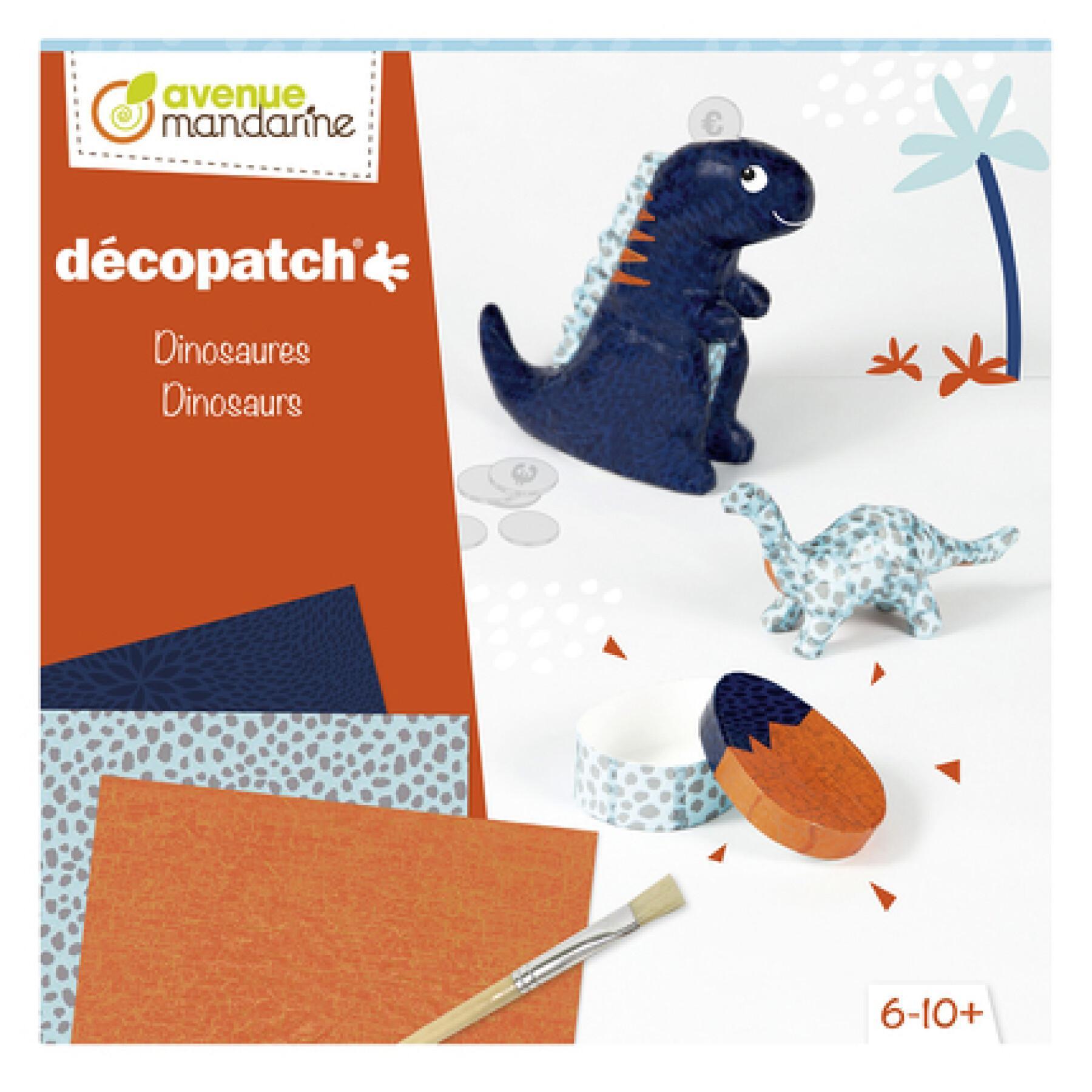 Set creativo Dinosauri decopatch Avenue Mandarine