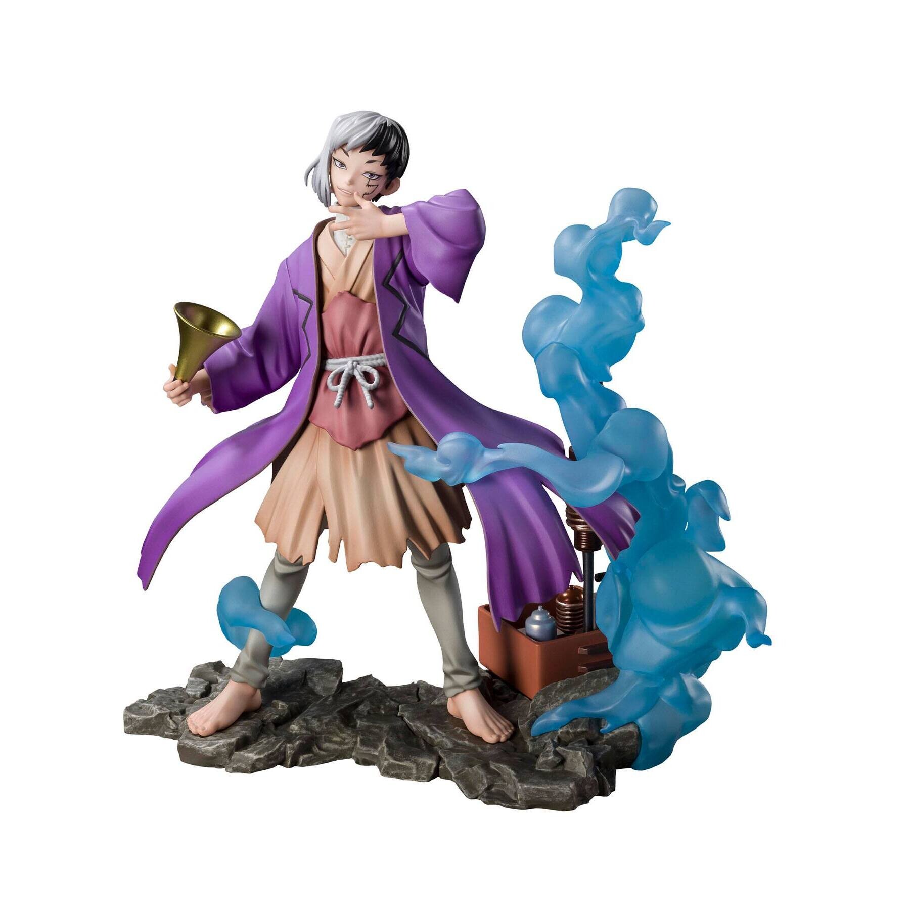 Figurina in pvc Bandai Dr. Stone Figuartszero Gen Asagiri