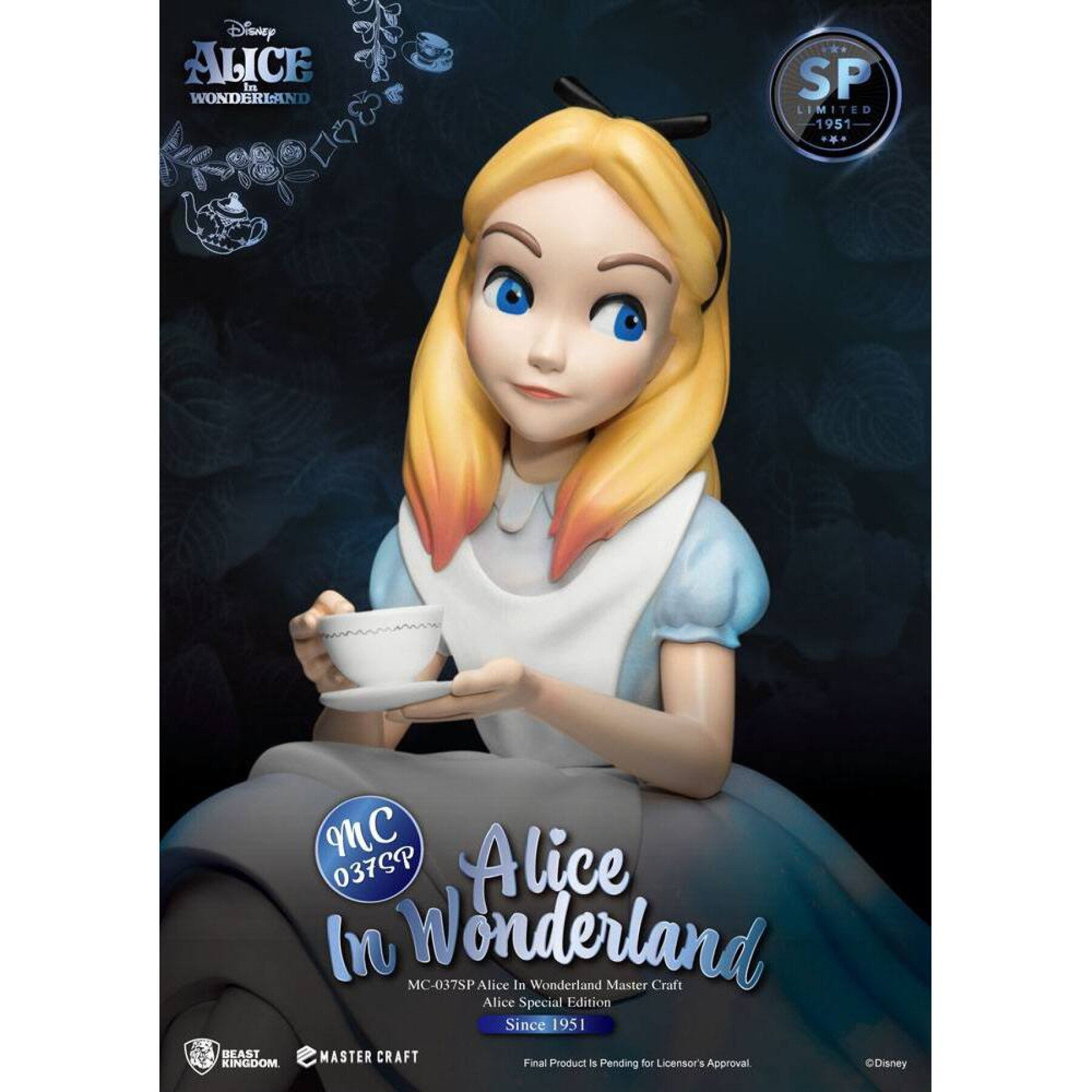 Statuetta di Alice nel Paese delle Meraviglie Beast Kingdom Toys Master Craft Alice Special Edition