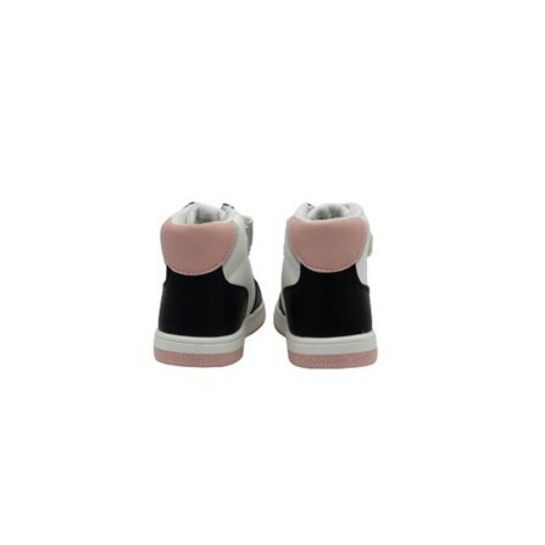 Scarpe da ginnastica con stringhe e strappo in velcro per bambini Calvin Klein black/white/pink