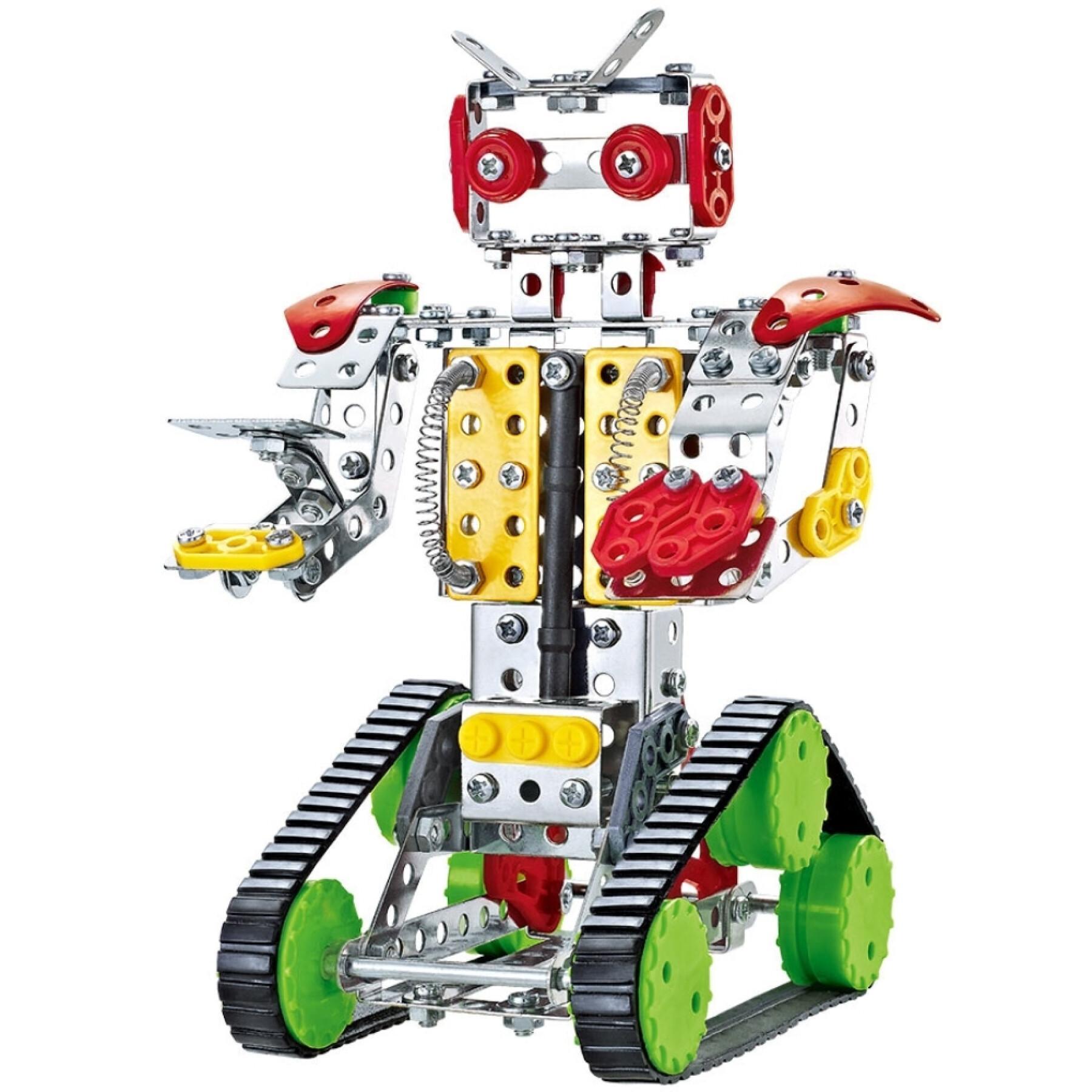 Set di costruzioni in metallo 262 pezzi CB Toys Mecano Robot