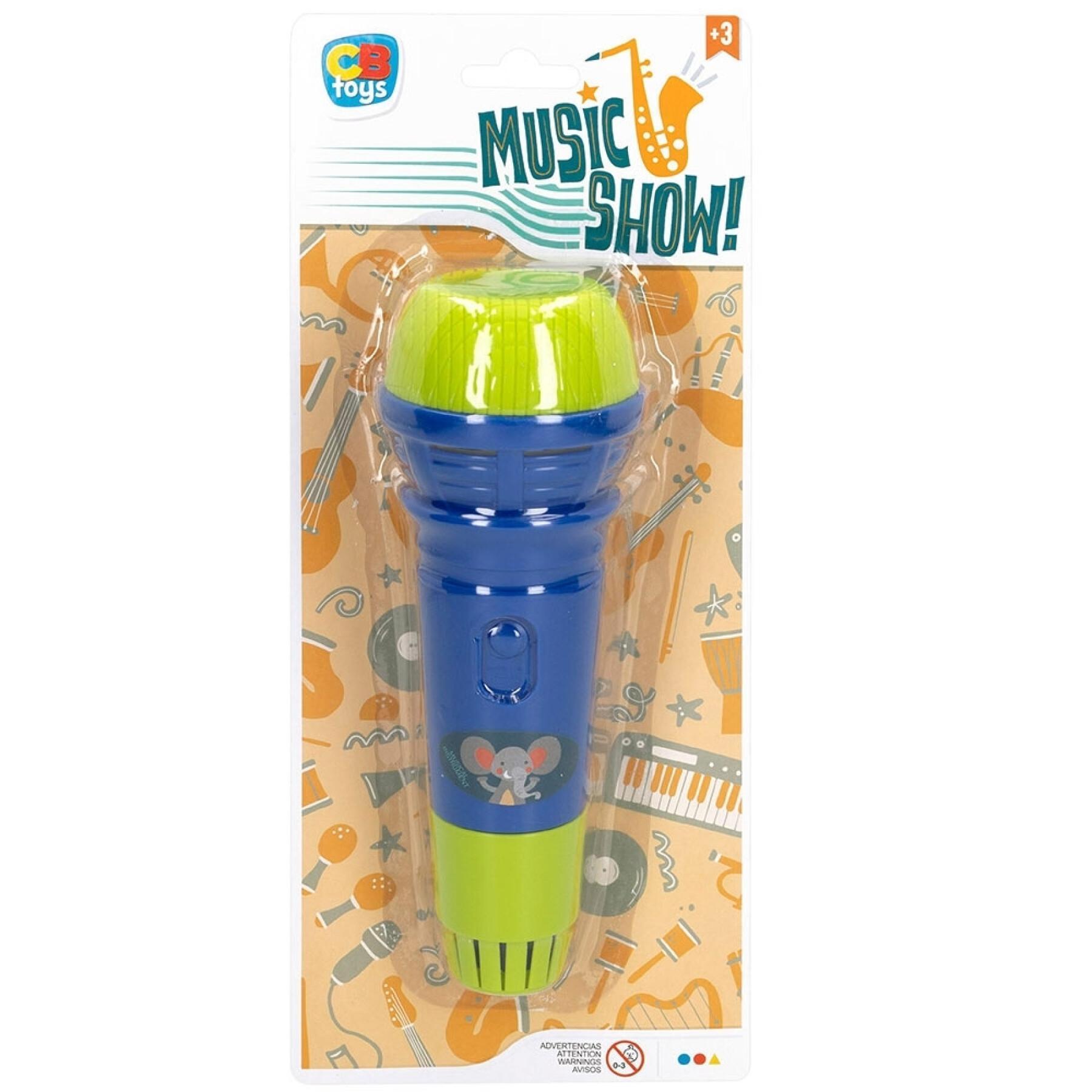 Microfono per performance musicali in confezione blister CB Toys