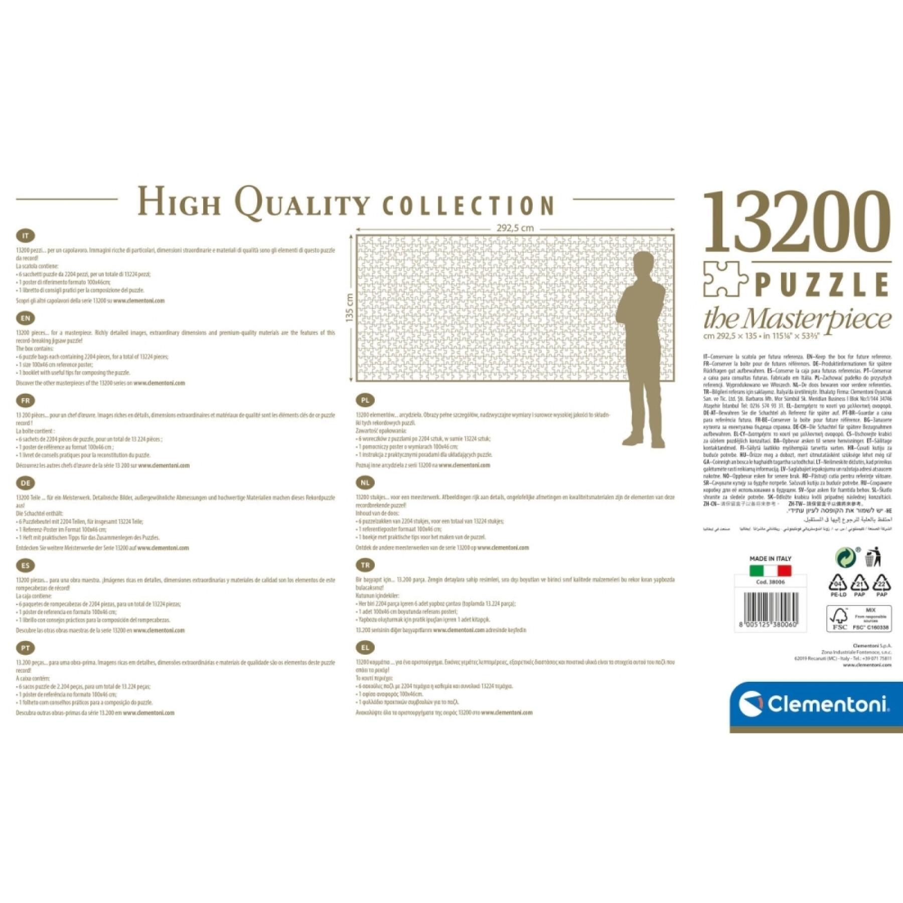 Collezione di puzzle da 137 pezzi sulle Dolomiti Clementoni