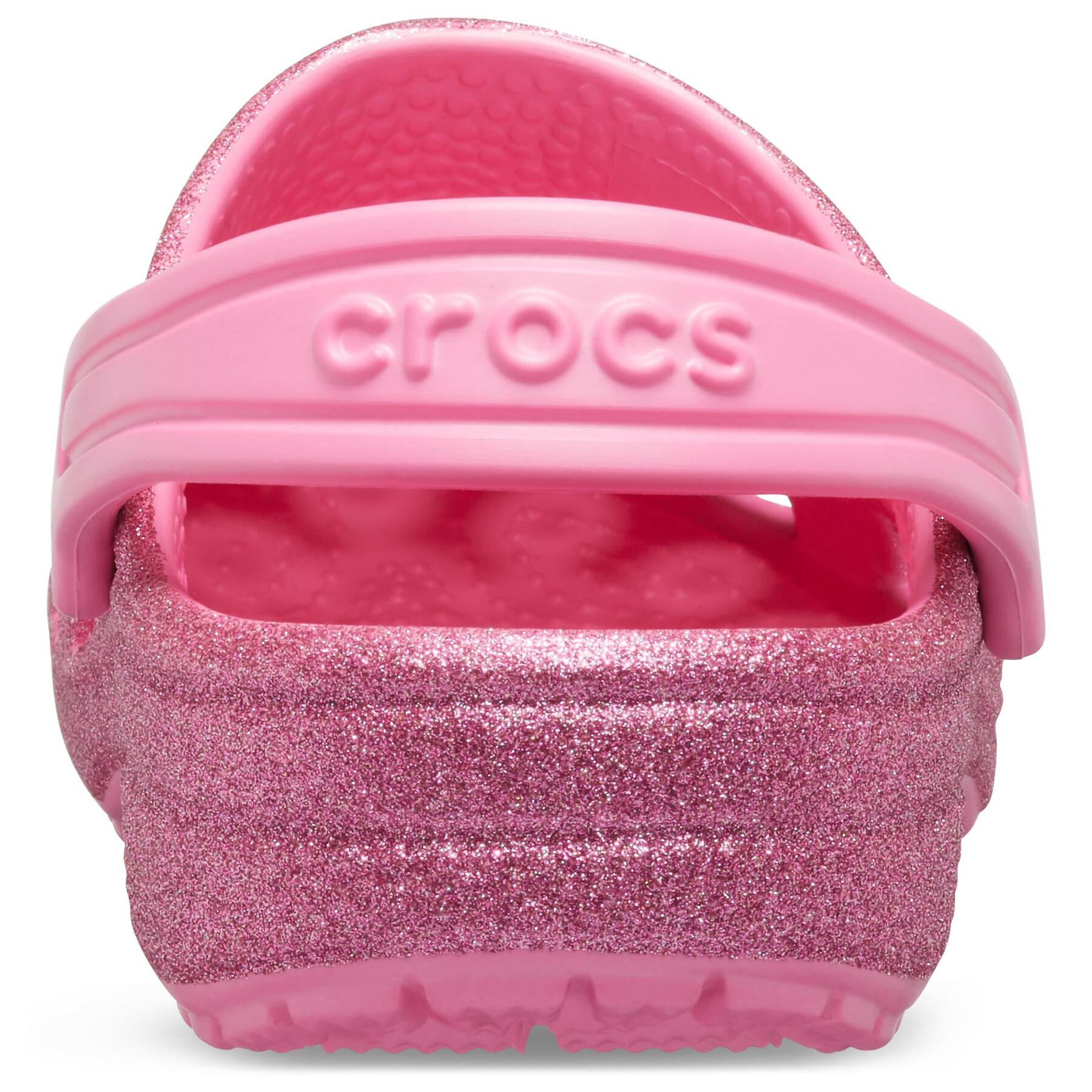 Crocs enfant classic glitter clog