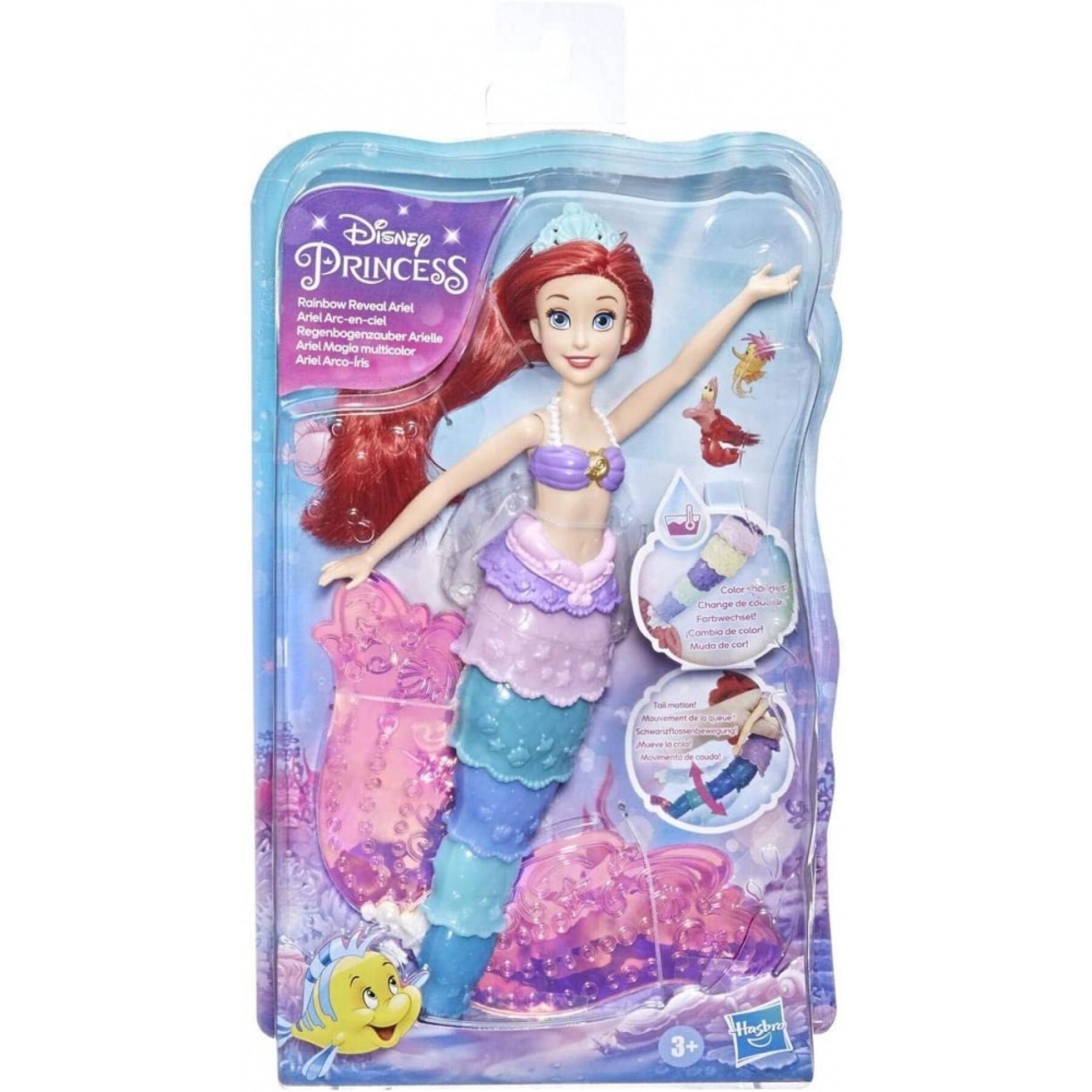 Bambola Ariel con coda arcobaleno Disney Princess