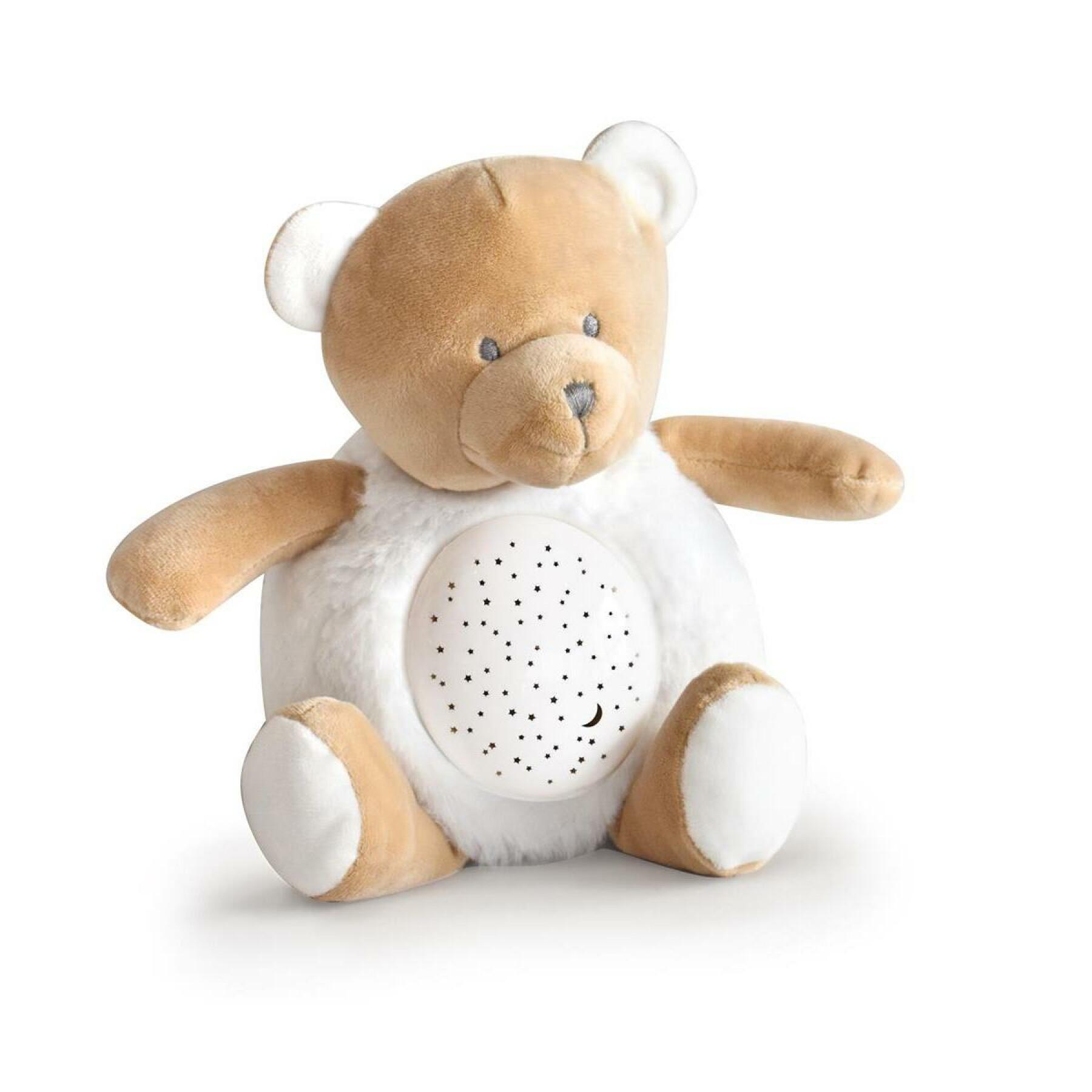 Luce notturna a 3 luci con musica naturale Doudou & compagnie Ours Musique