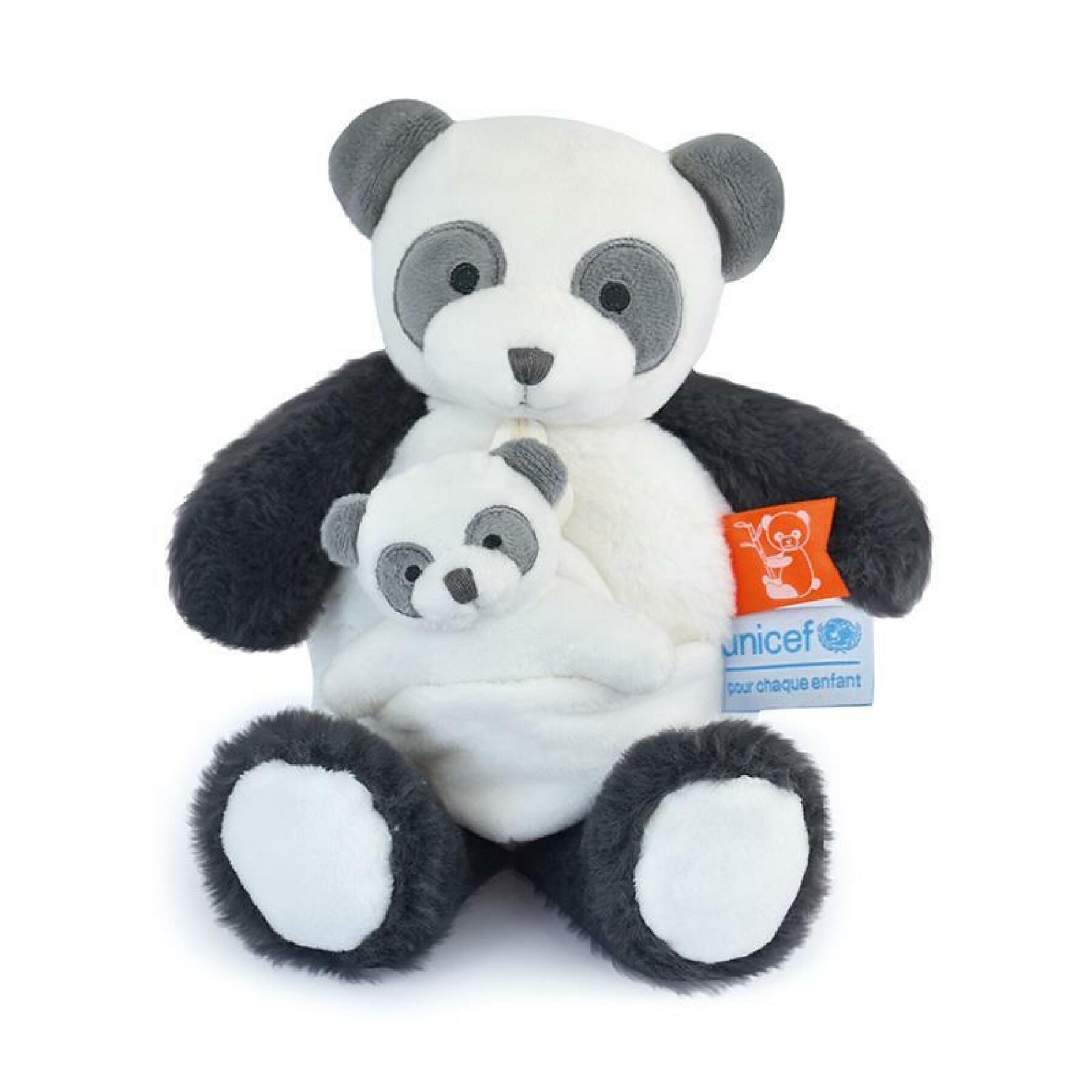 Peluche Doudou & compagnie Unicef - Panda & Bébé