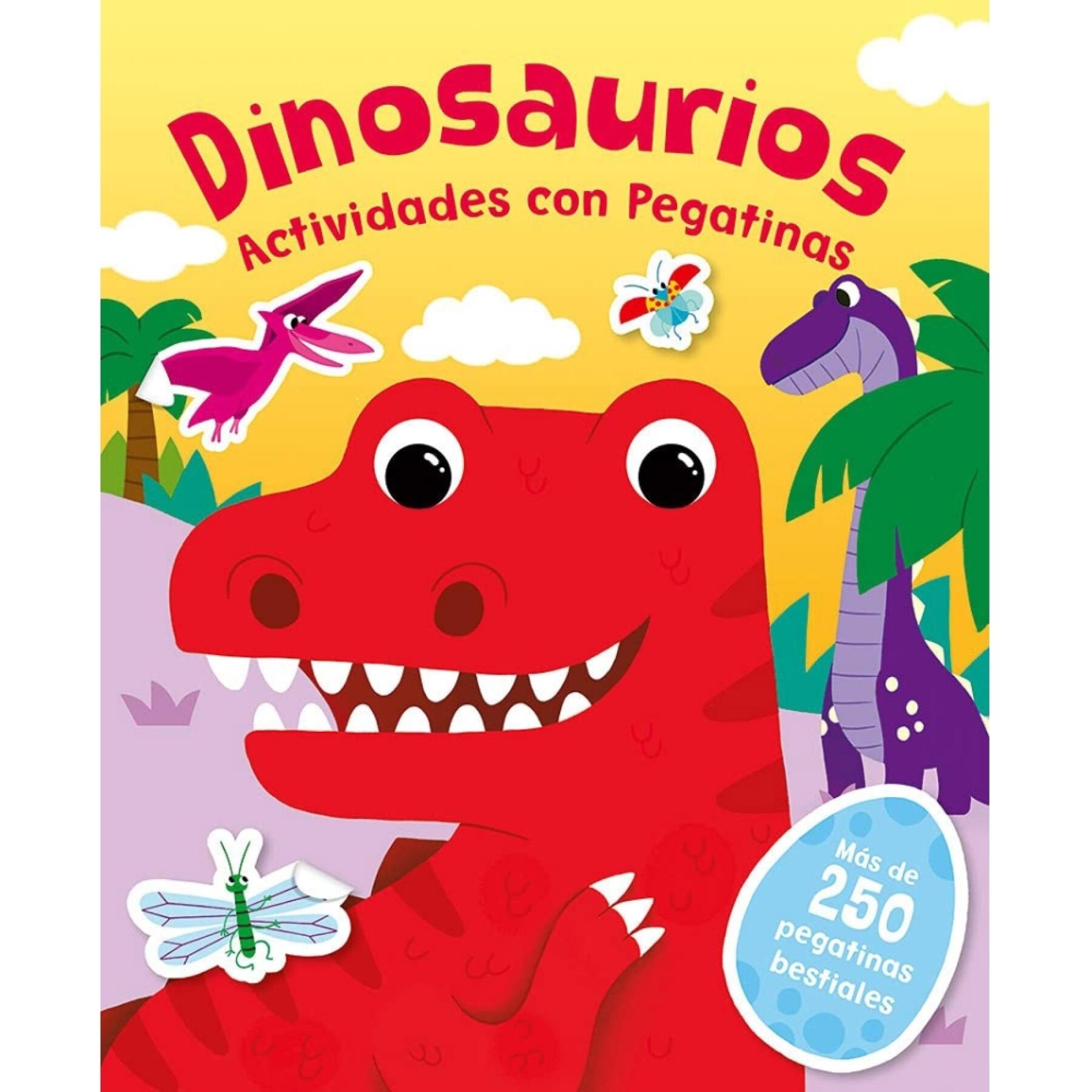 Libro di adesivi sui dinosauri Edibook