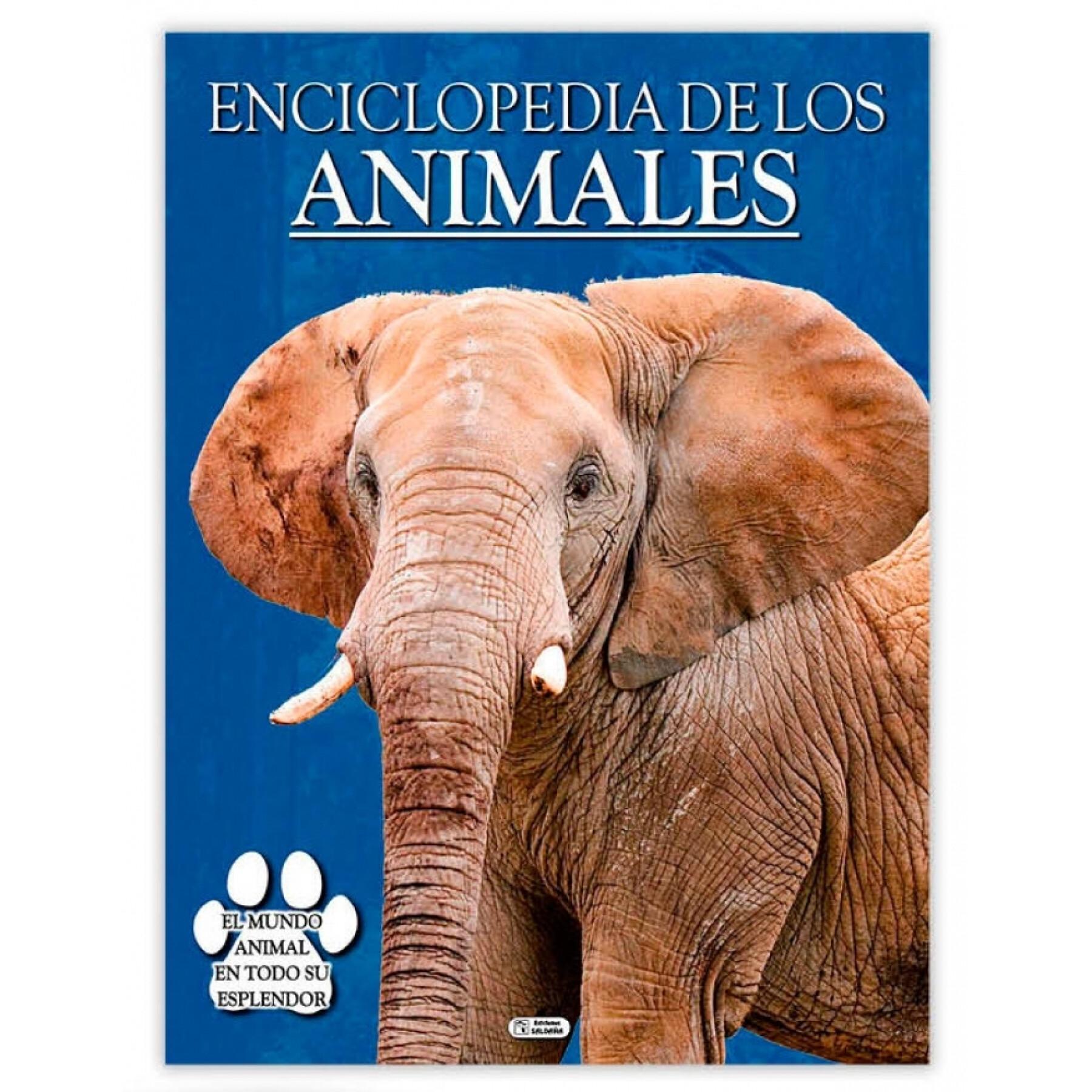 Libro enciclopedia degli animali di 28 pagine Ediciones Saldaña