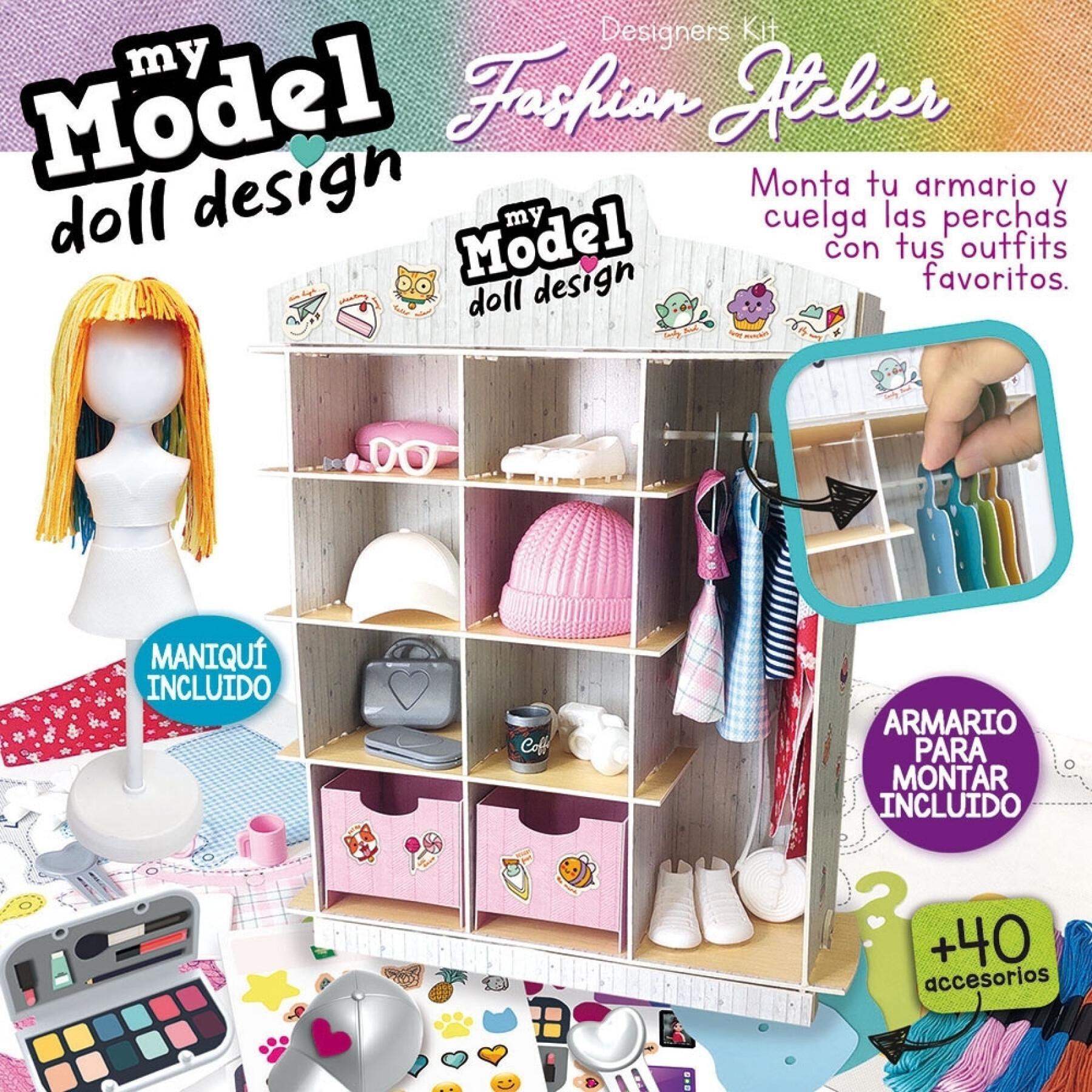 Kit di accessori per bambole Educa My Model Doll Design