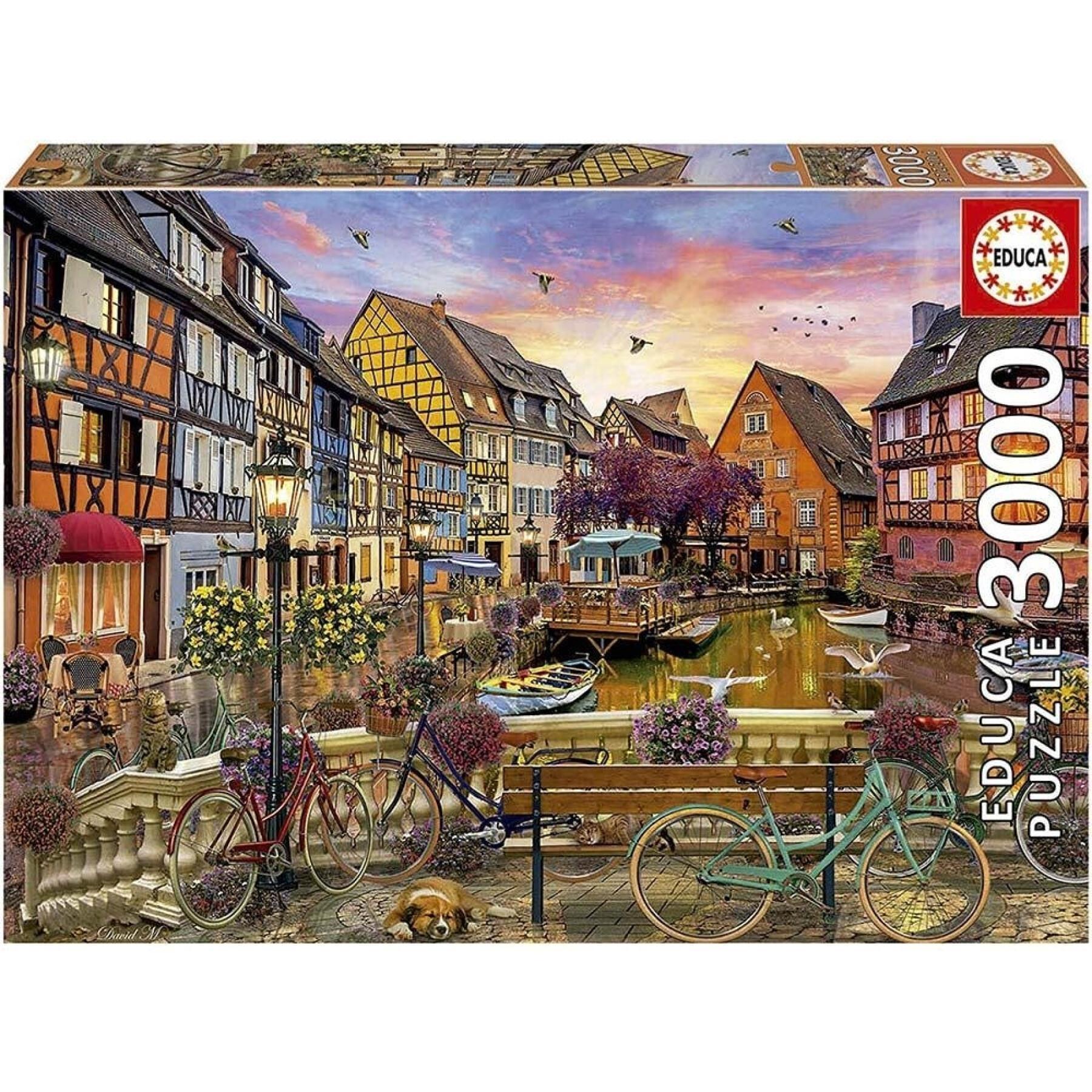 Puzzle da 3000 pezzi Educa Colmar-Francia