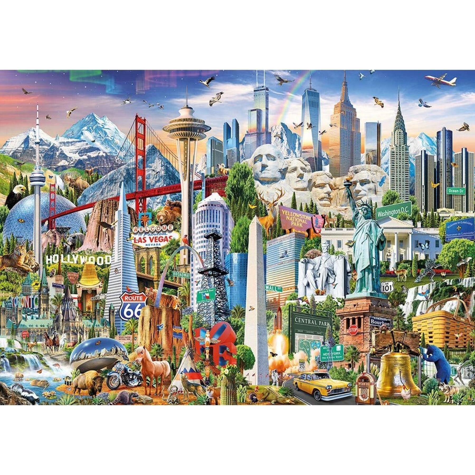 Puzzle da 1500 pezzi Educa Simbolo América