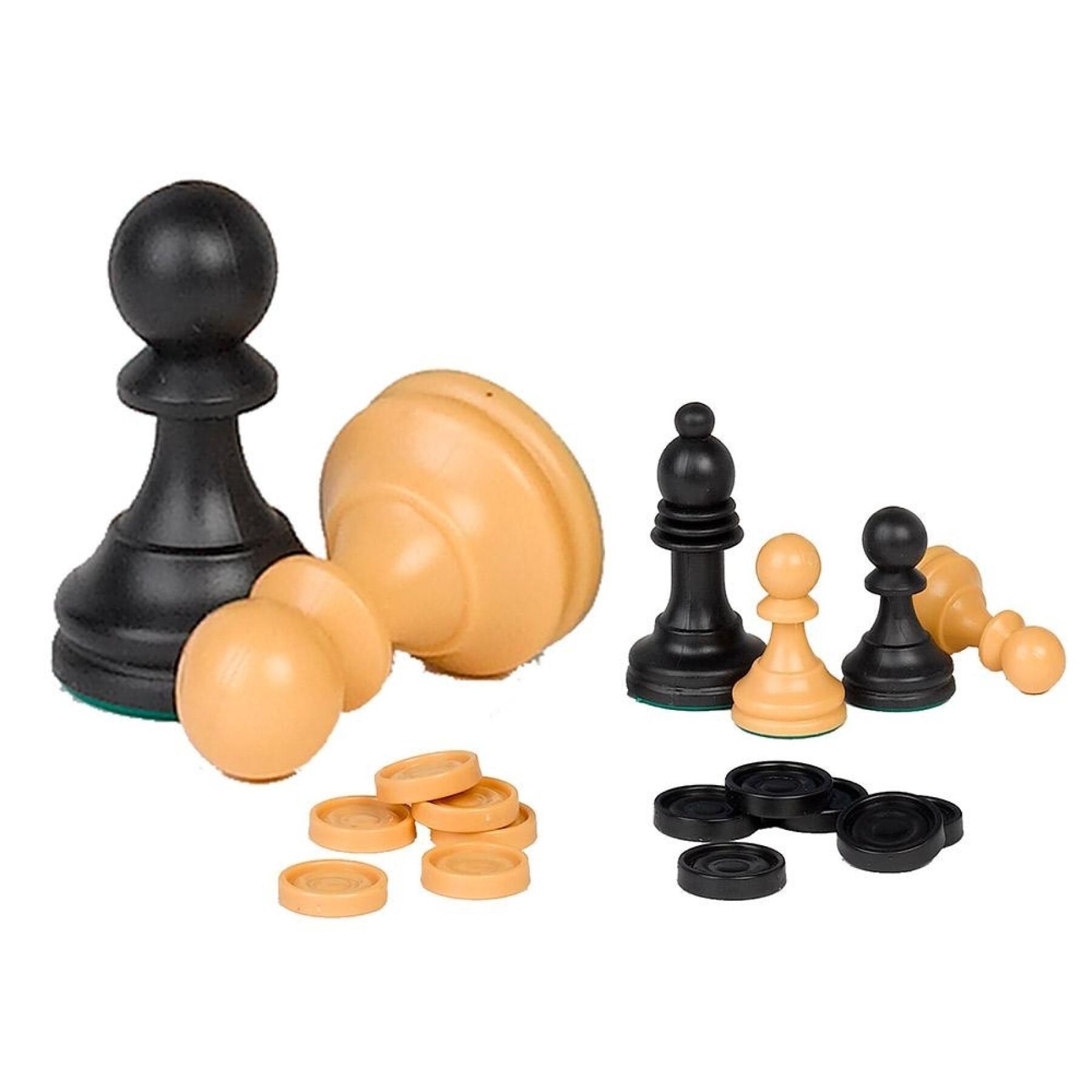 Piccoli cavalli-scacchi-giochi da tavolo per signore con accessori Falomir