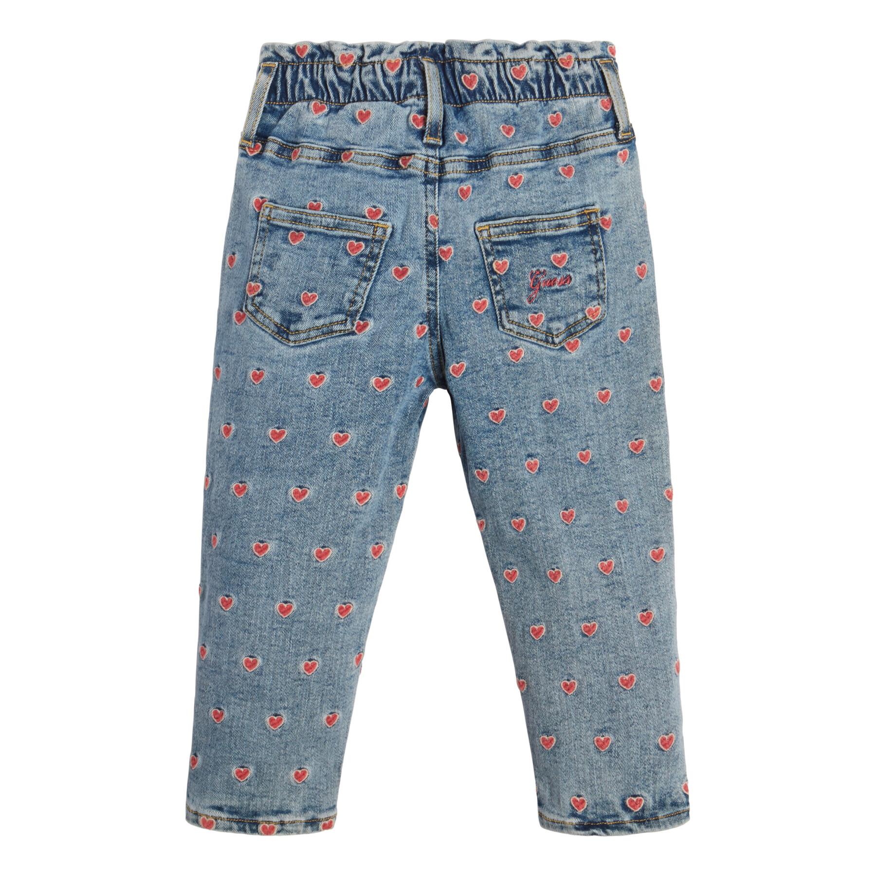 Jeans bambino in misto cotone Guess Paper Bag