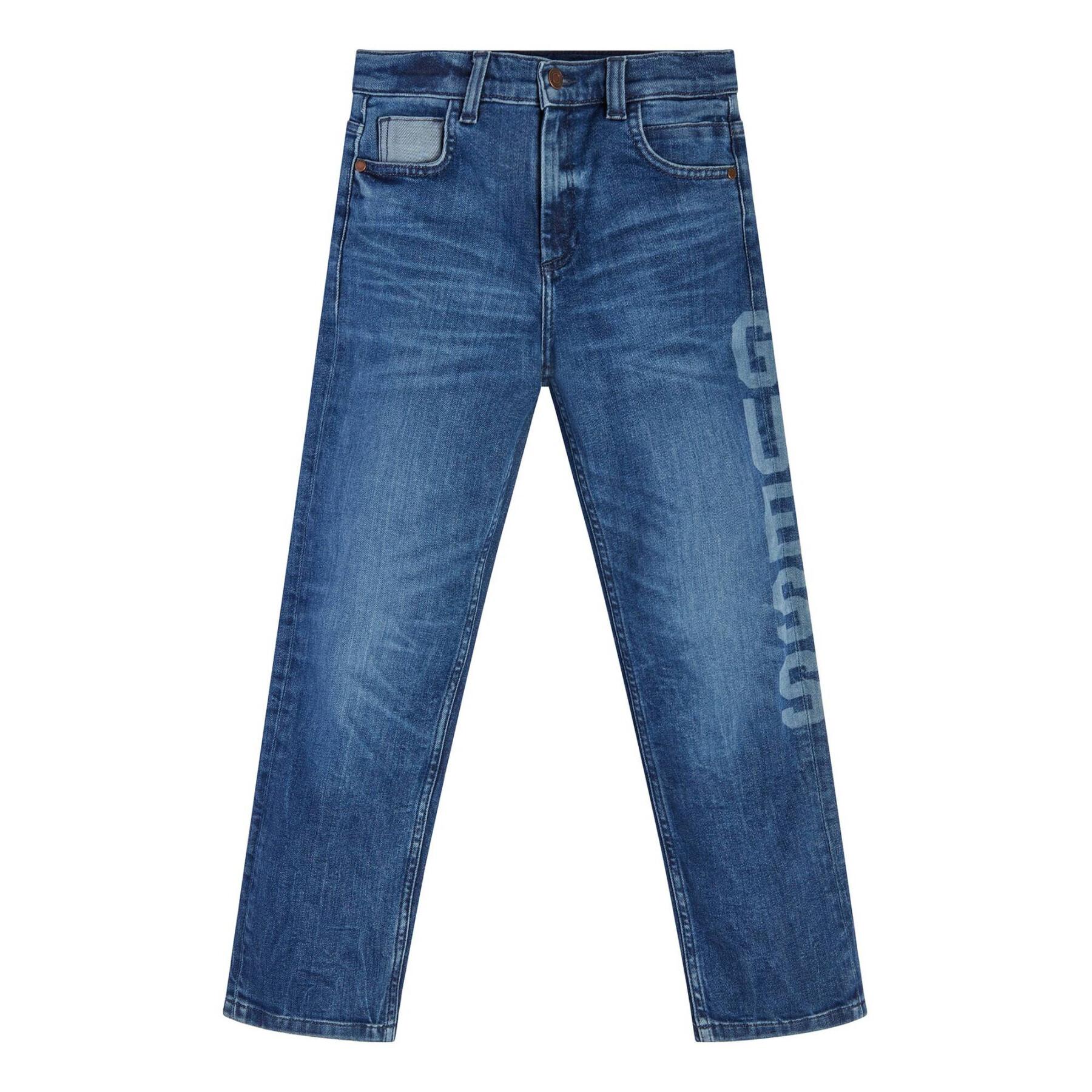 Jeans oversize con lazer bambino Guess