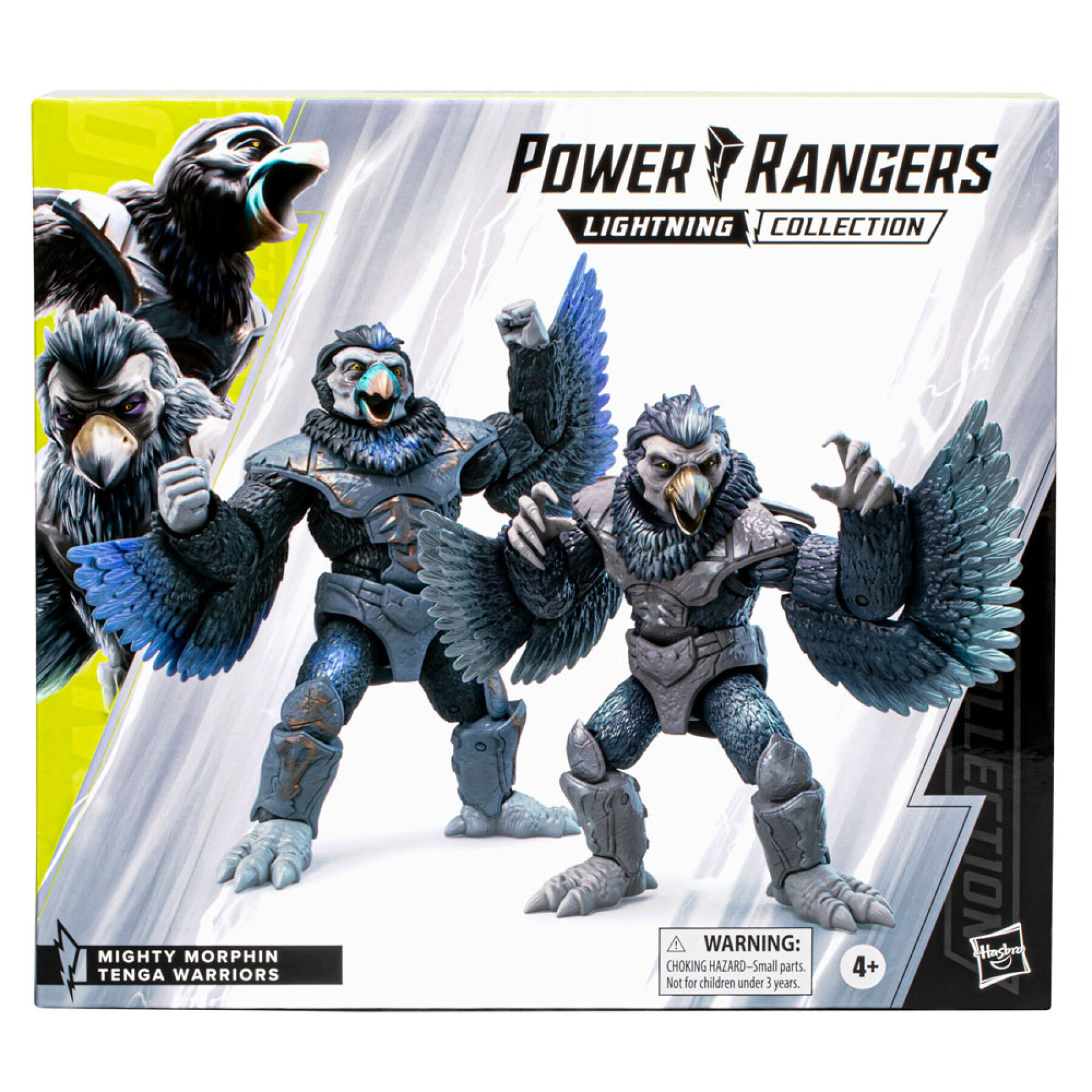 Set di 2 statuette Hasbro Power Rangers Lightning Collection 2022 Mighty Morphin Tenga Warriors
