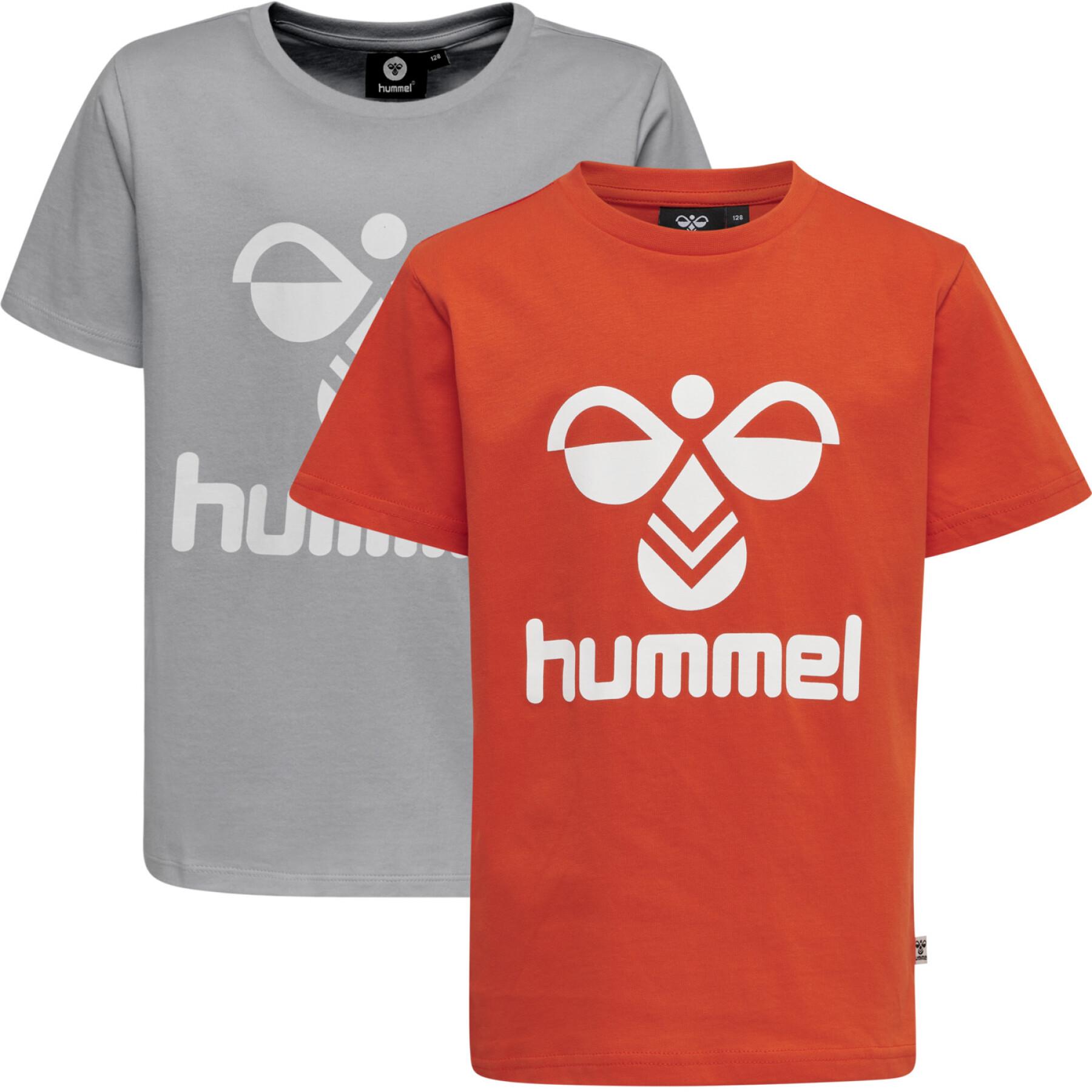 Magliette per bambini Hummel tres (x2)