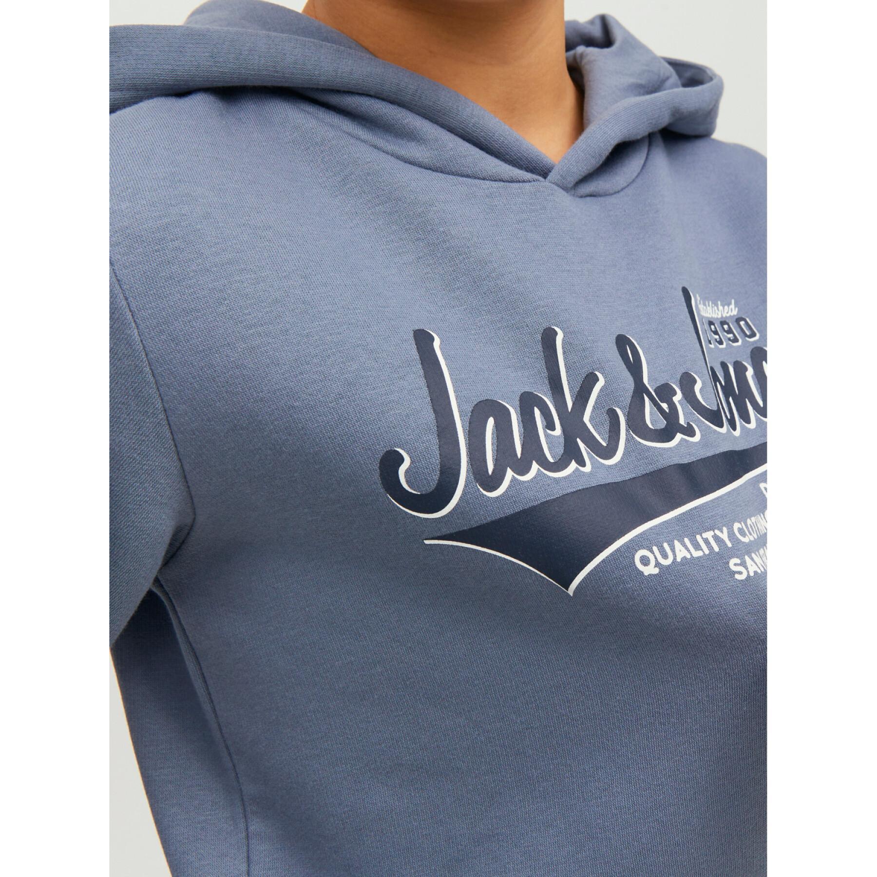 Sweatshirt felpa con cappuccio per bambini Jack & Jones Logo 2