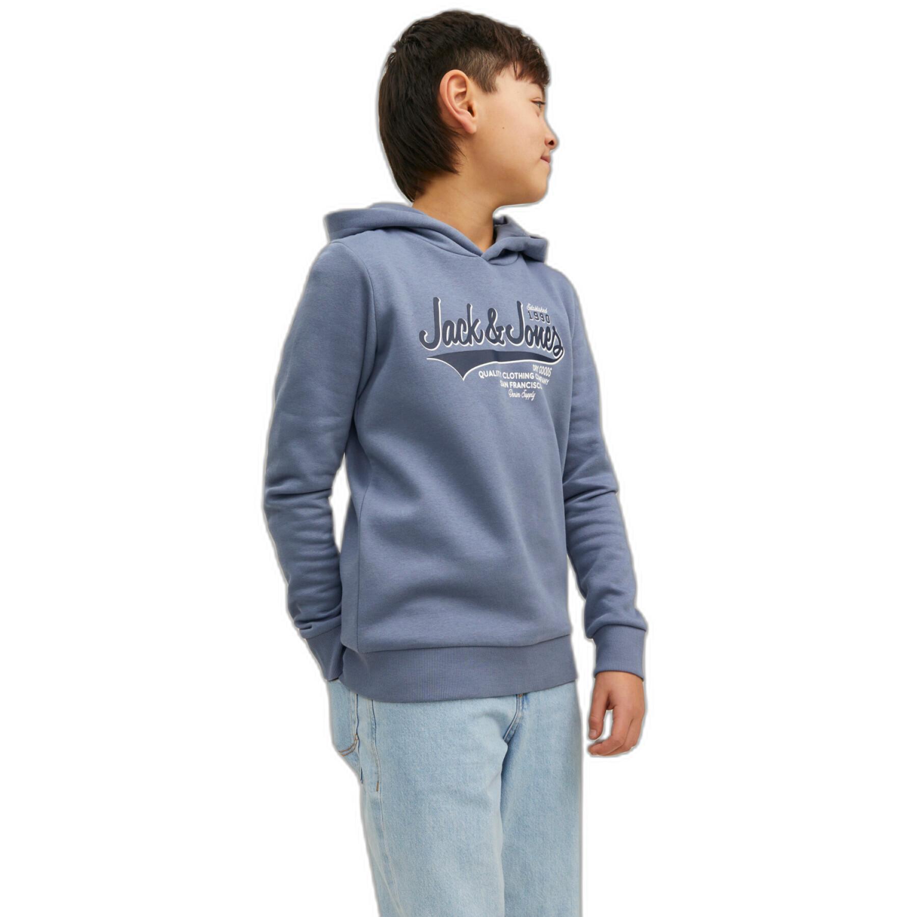 Sweatshirt felpa con cappuccio per bambini Jack & Jones Logo 2