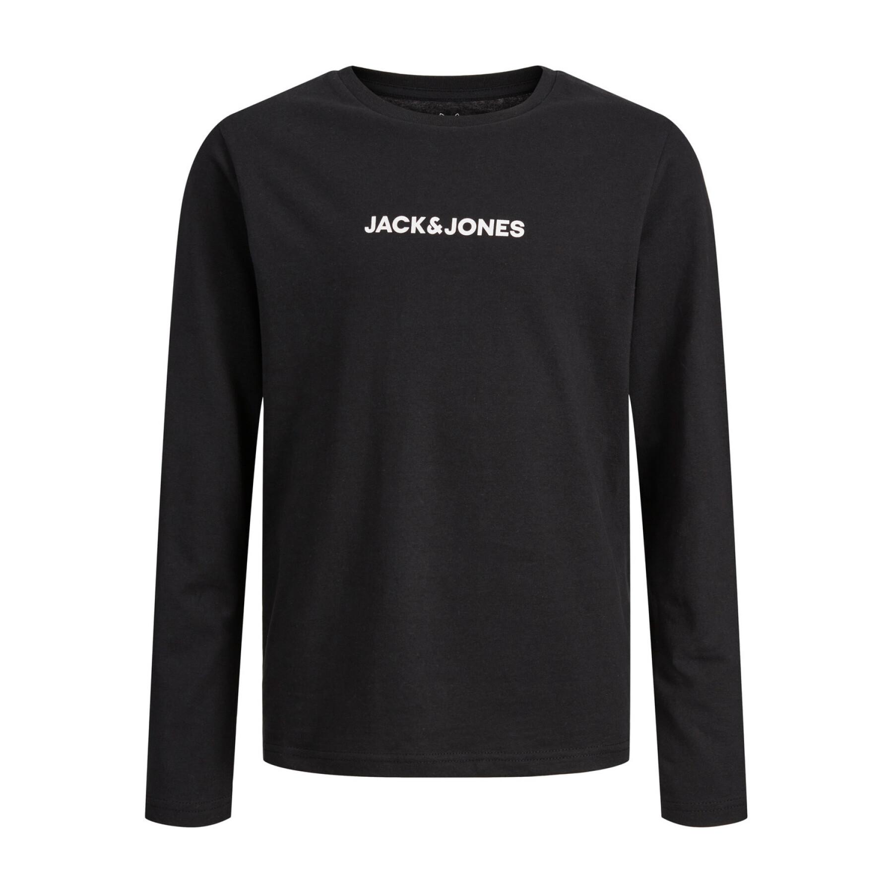 T-shirt bambino a maniche lunghe con scollo rotondo Jack & Jones THX