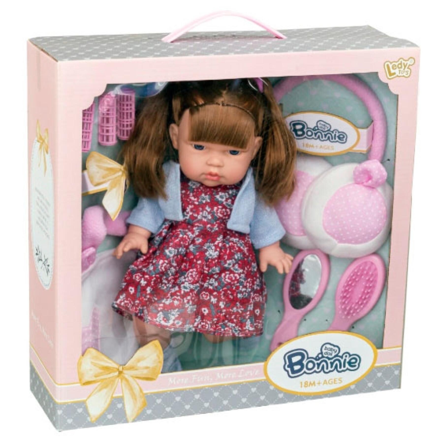 Bambola con accessori di bellezza Ledy Toys 31 cm