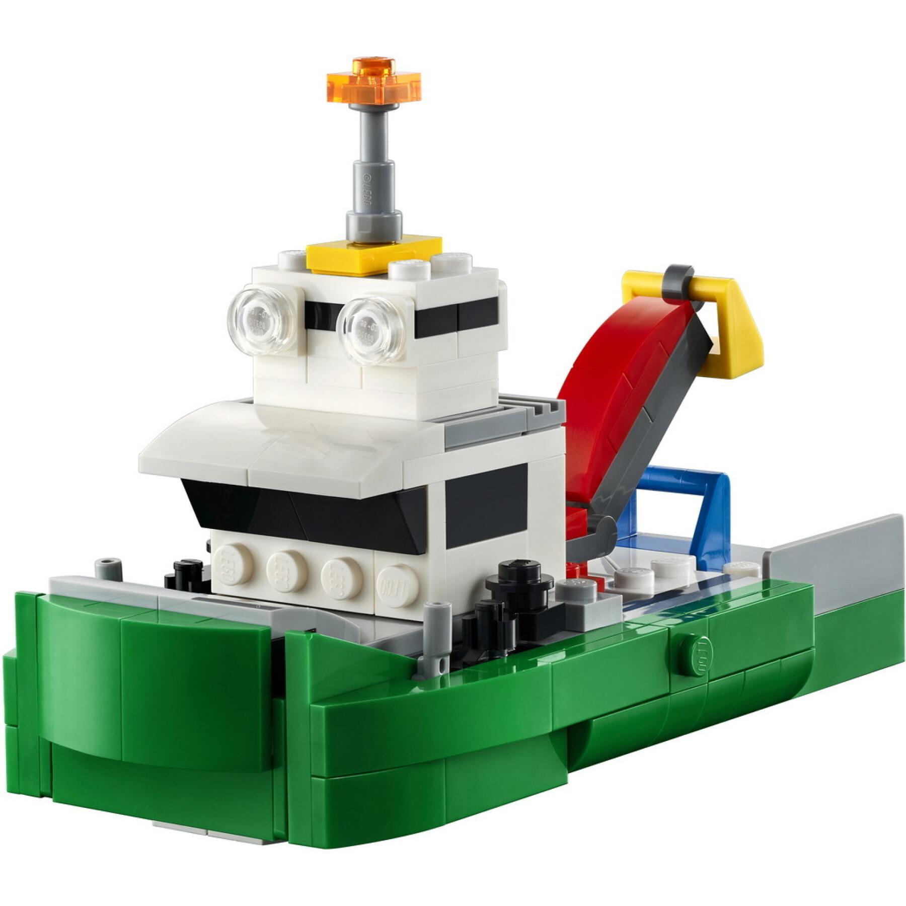 Trasportatore di veicoli da corsa Lego Creator