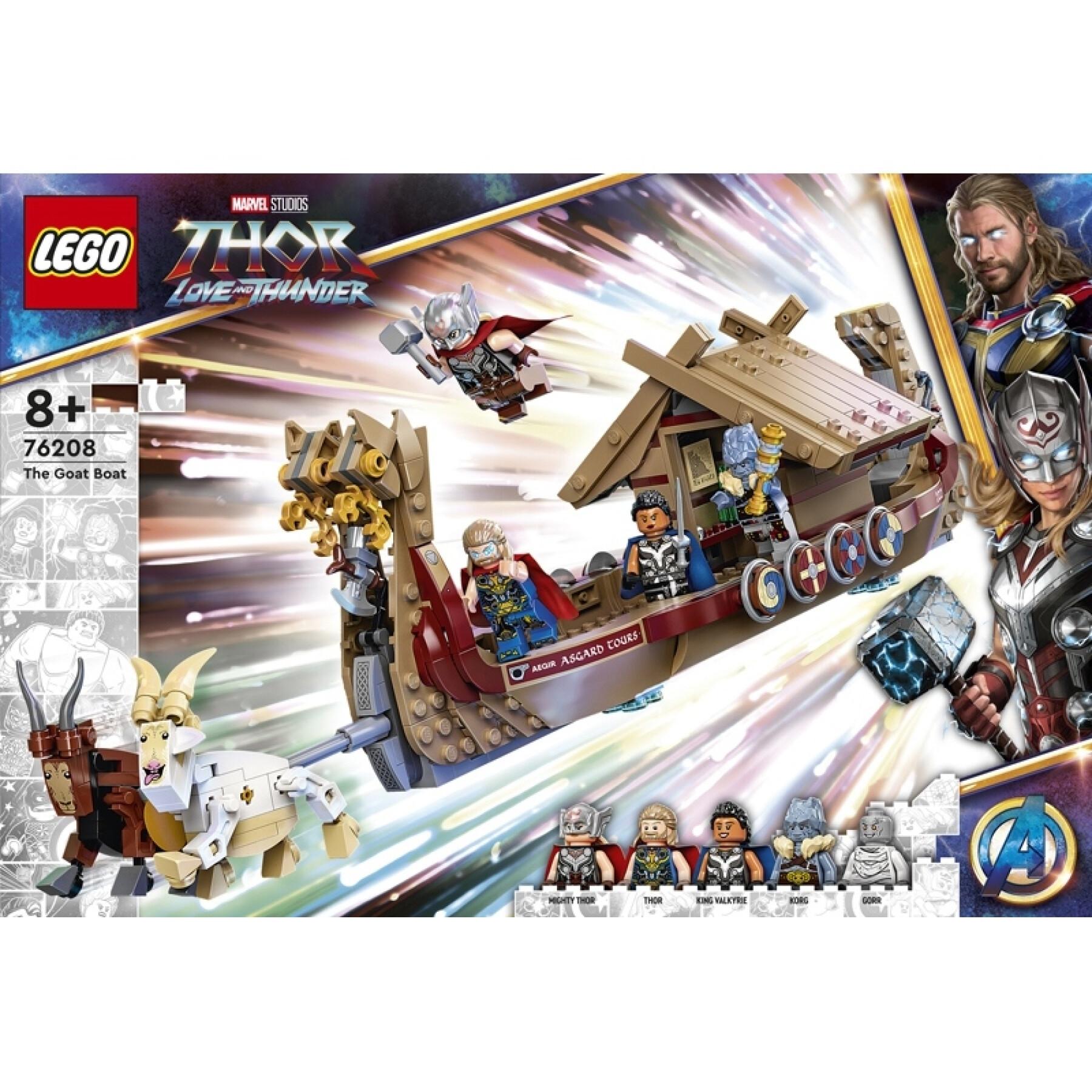 Set di costruzione Lego Drakkar De Thor Marvel