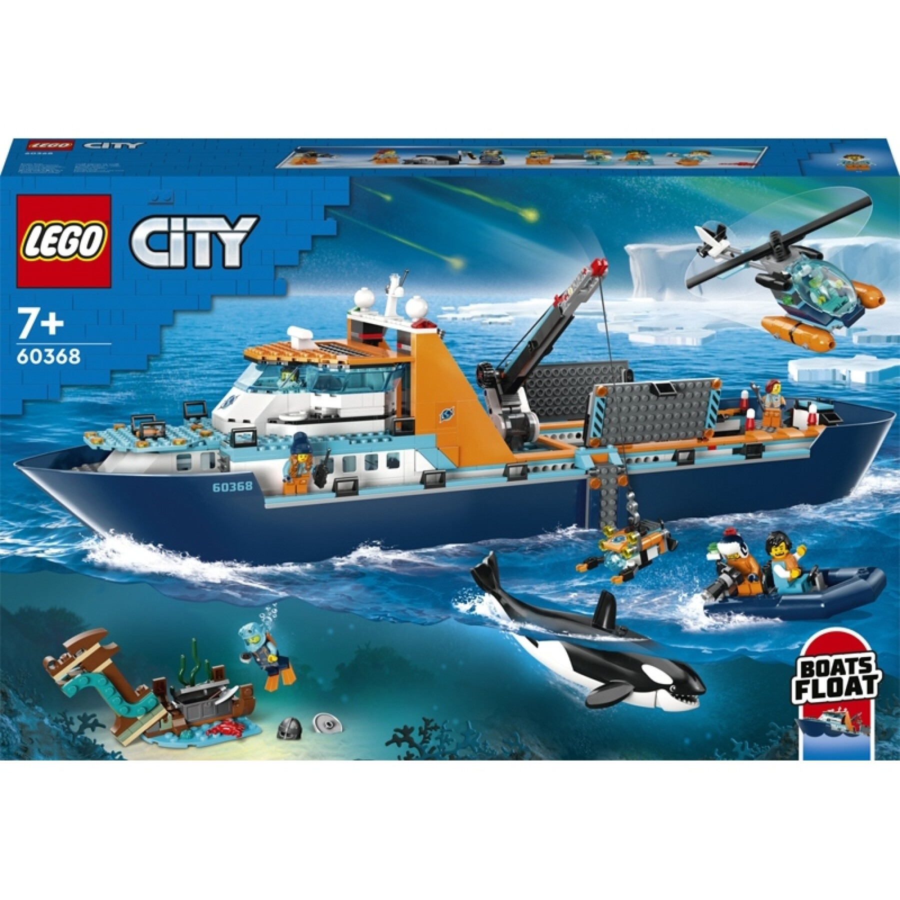 Giochi di costruzione di navi da esplorazione artica Lego City
