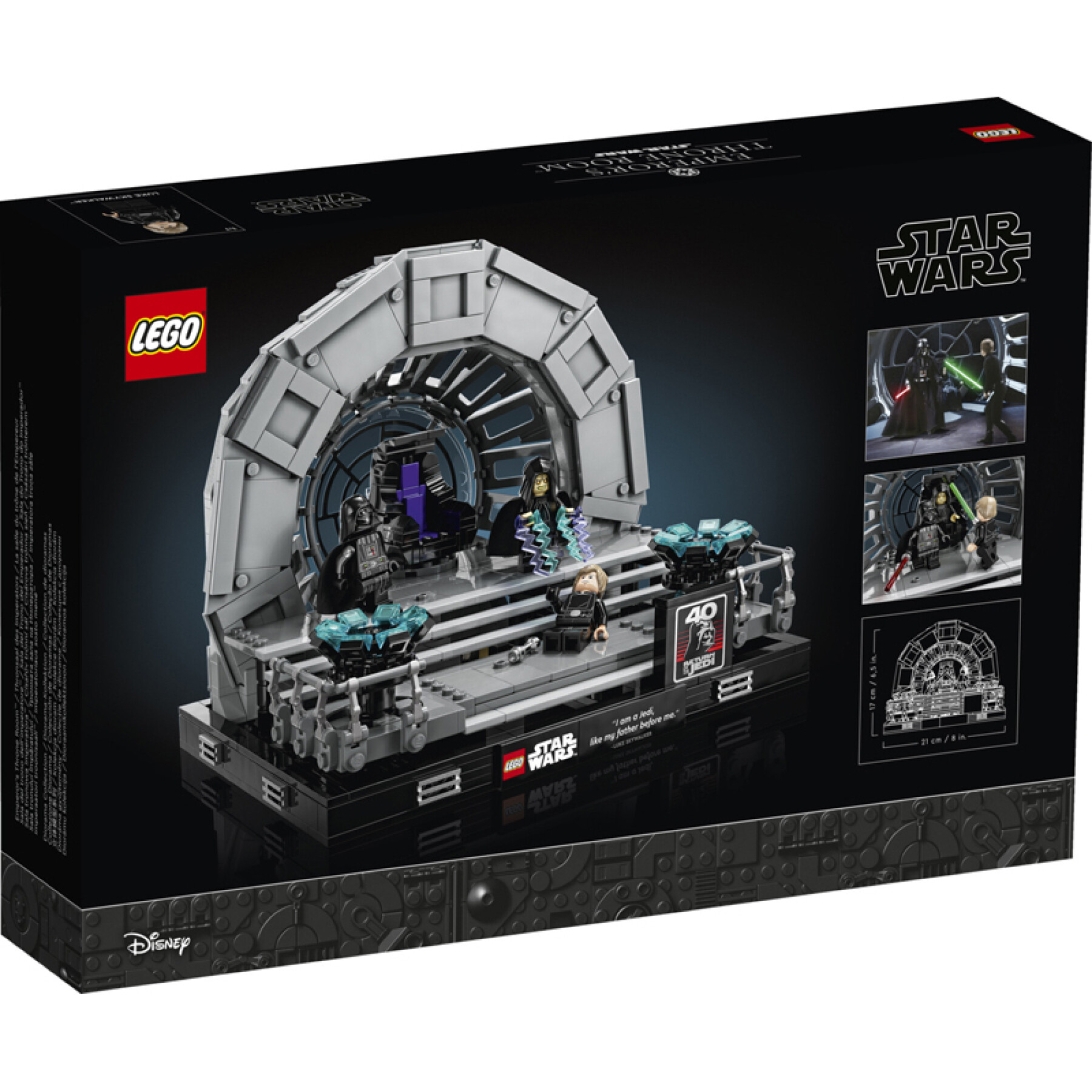 Set di costruzione diorama sala del trono Lego Star Wars