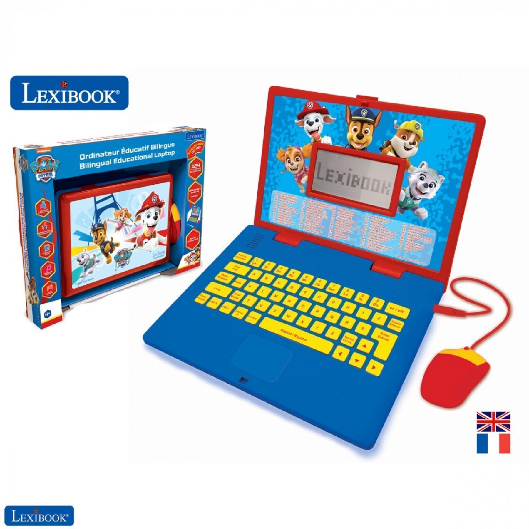 Giochi educativi bilingue computer la pattuglia 124 attività in francese / inglese Lexibook