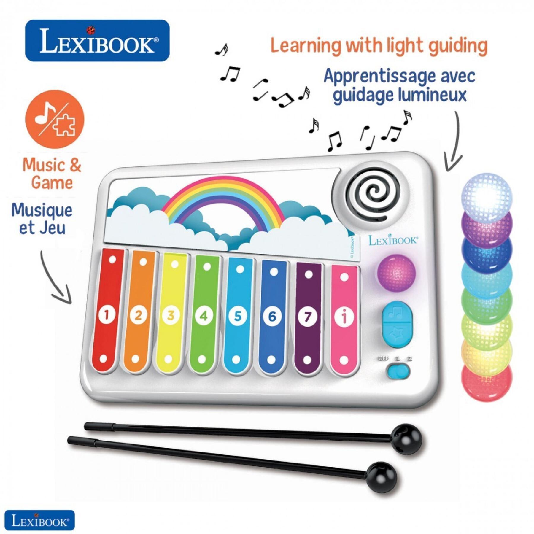 Xilofono con apprendimento musicale illuminato Lexibook