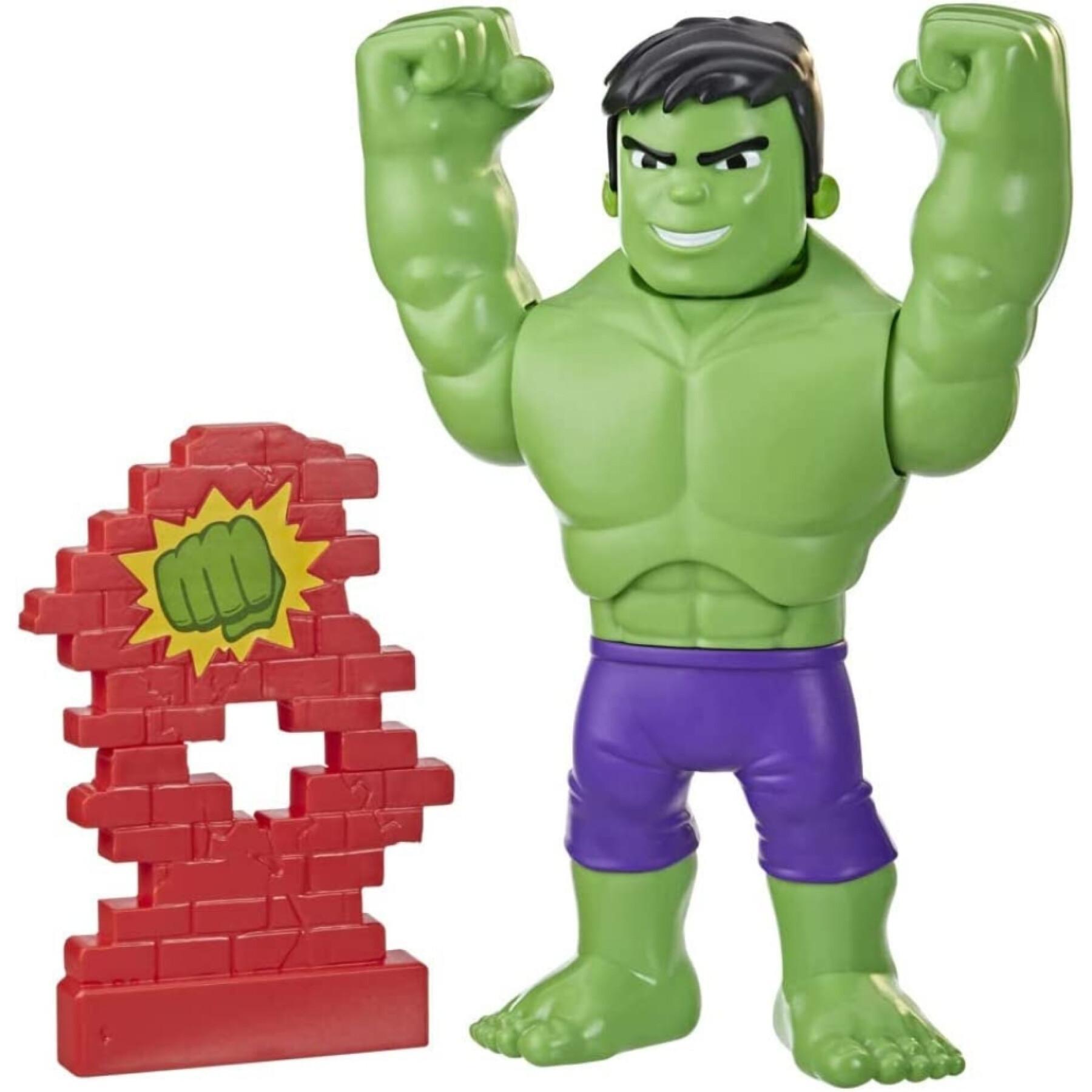 Figurina Marvel Spidey Mega Mighty Hulk con Gestos