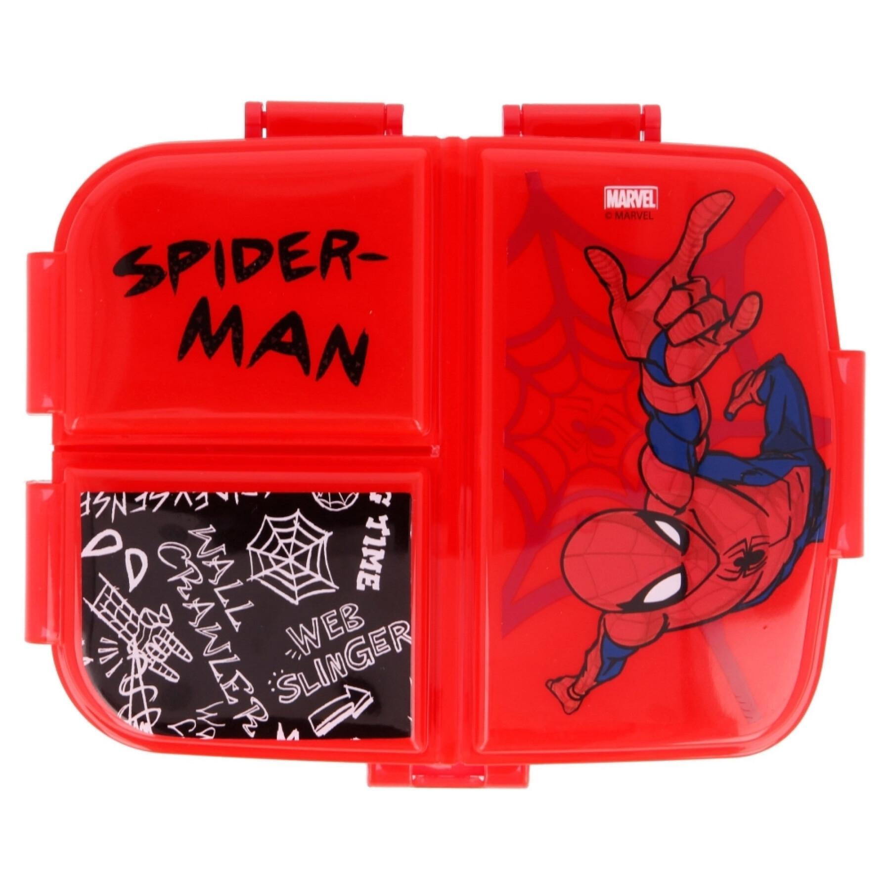 Scatola per panini multipla xl spiderman Marvel