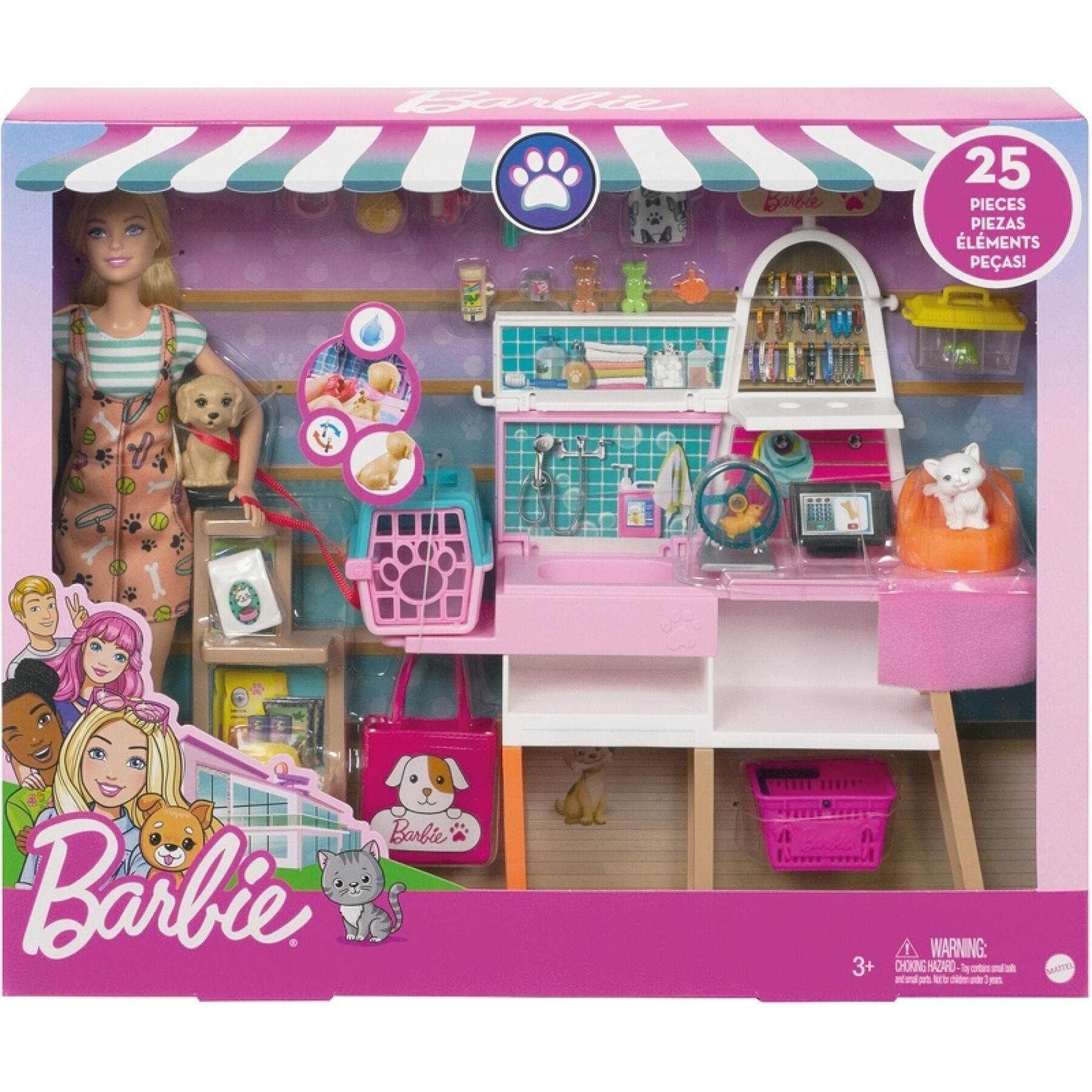 La bambola Barbie e il suo negozio di animali Mattel France