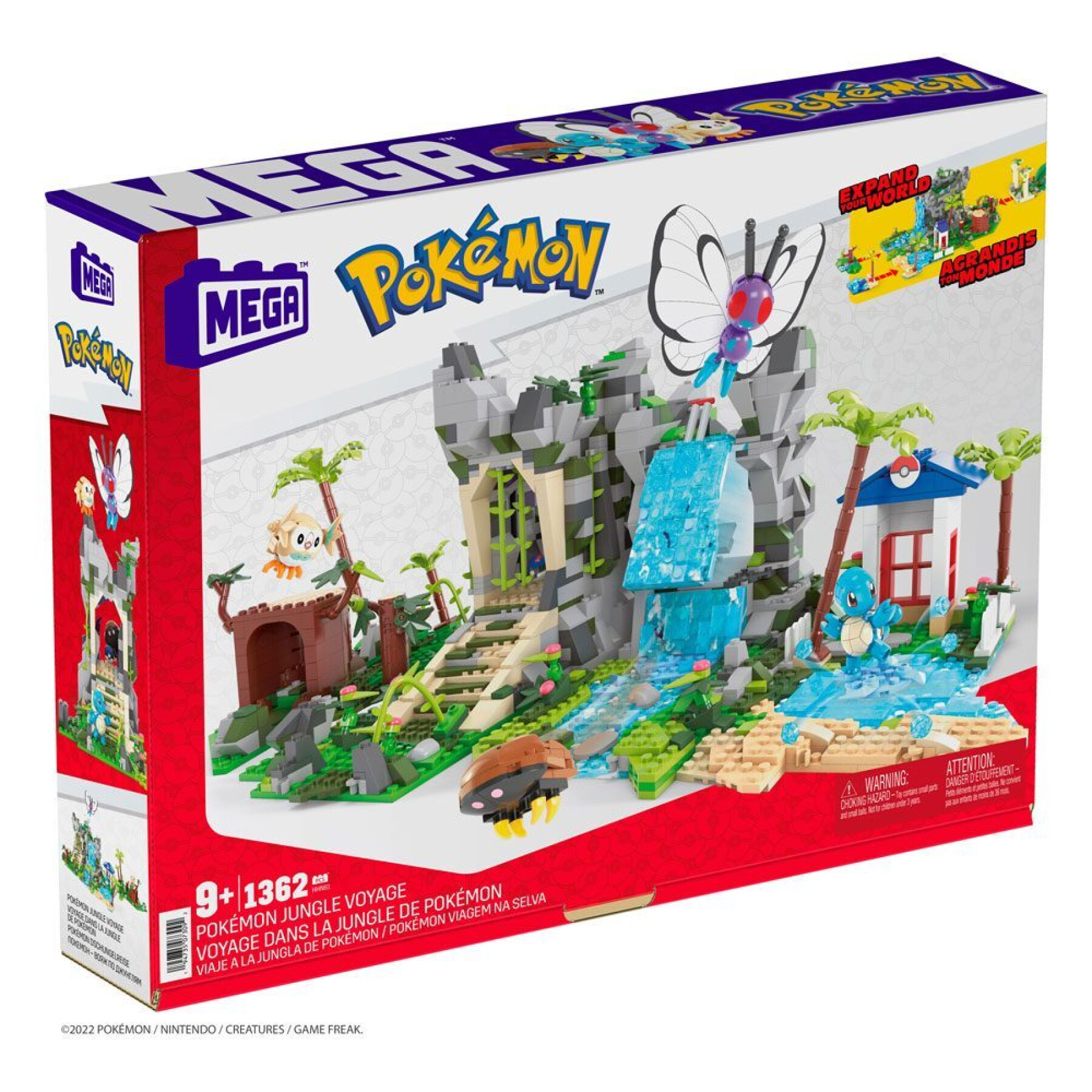 Set di costruzione Mattel Pokémon Mega Construx Pokémon Jungle
