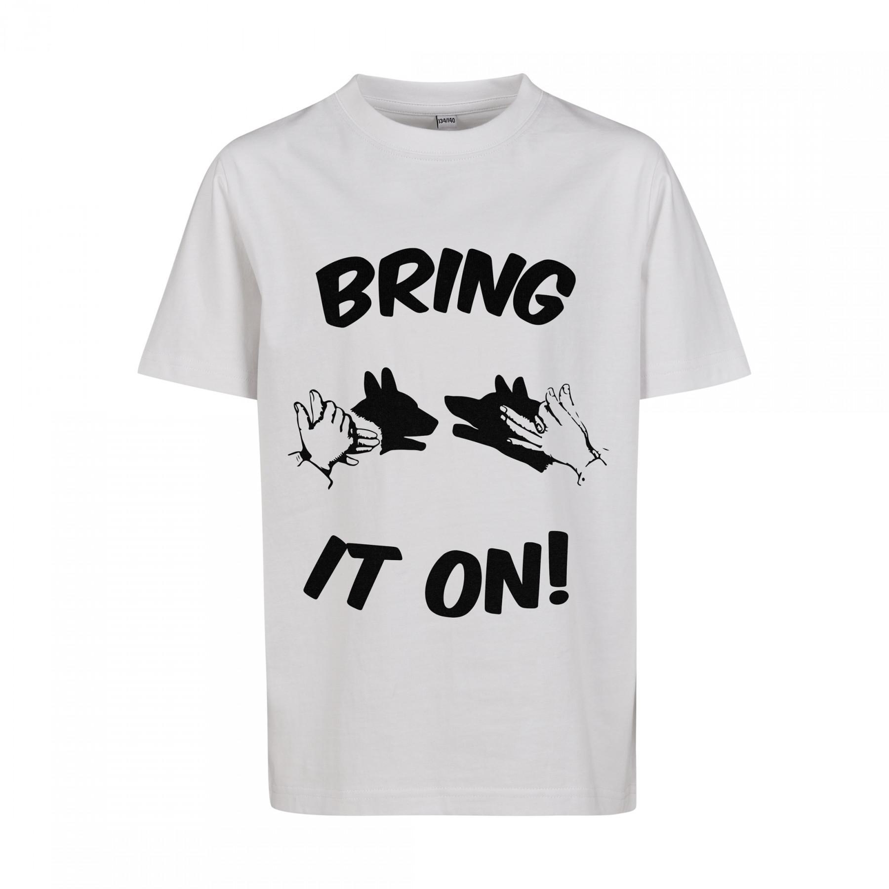 T-shirt per bambini Mister Tee bring it on